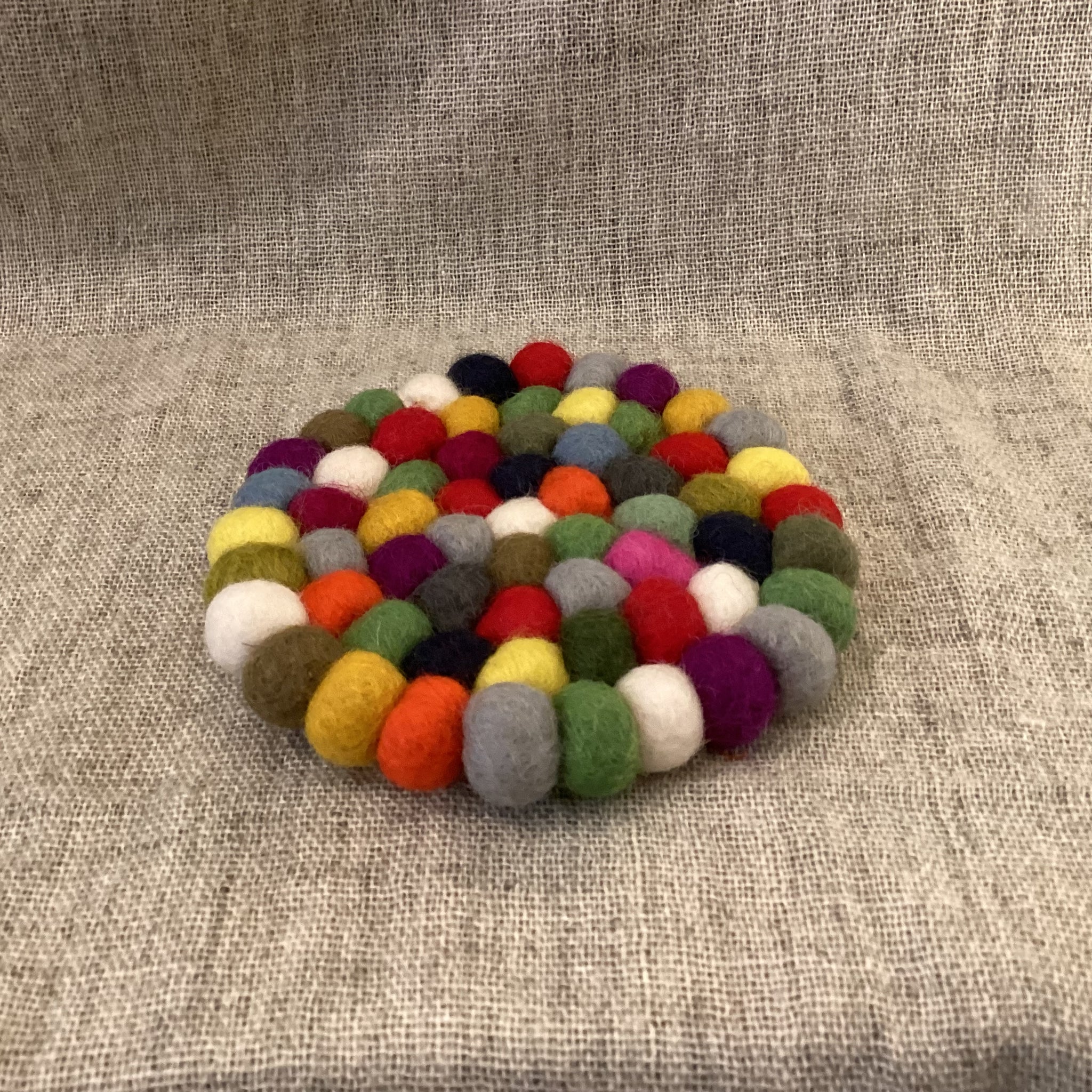 Felt Coasters Rainbow