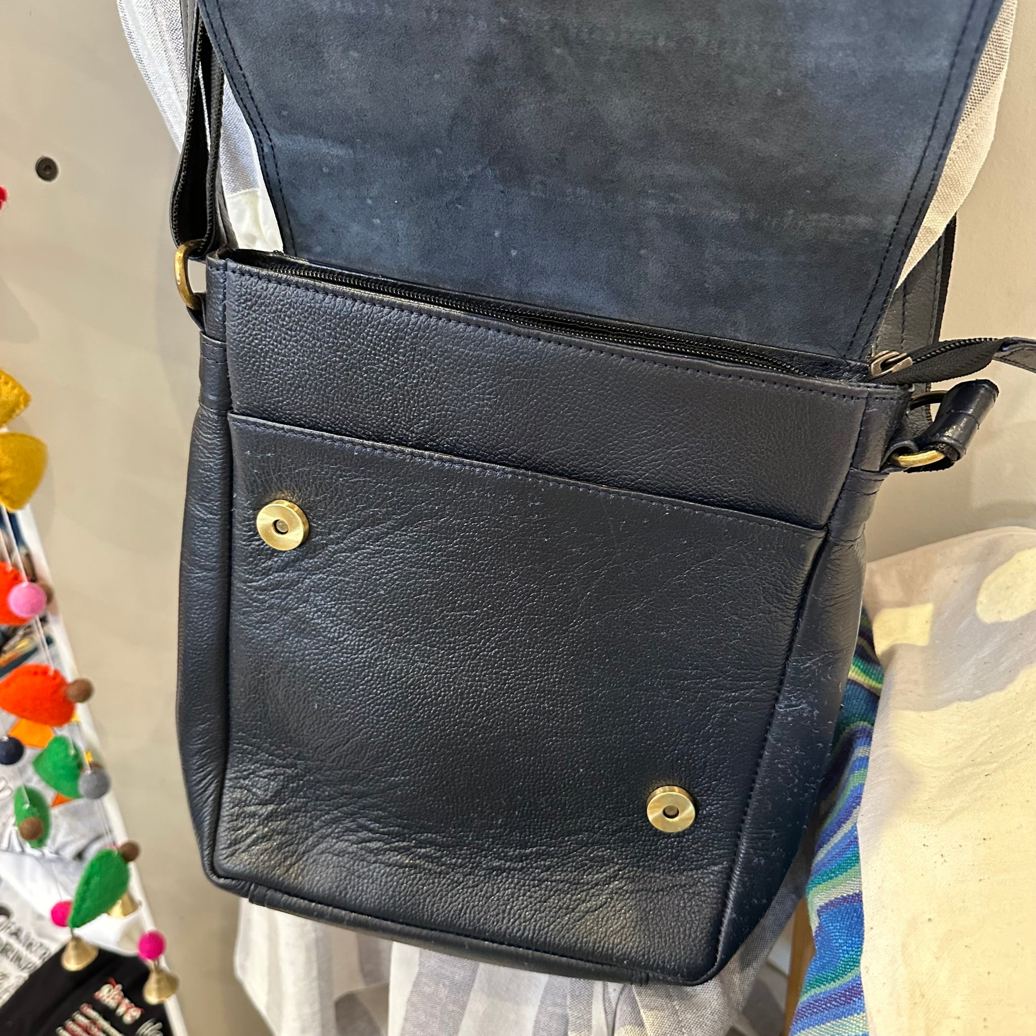 LWH- Leather Side Bag
