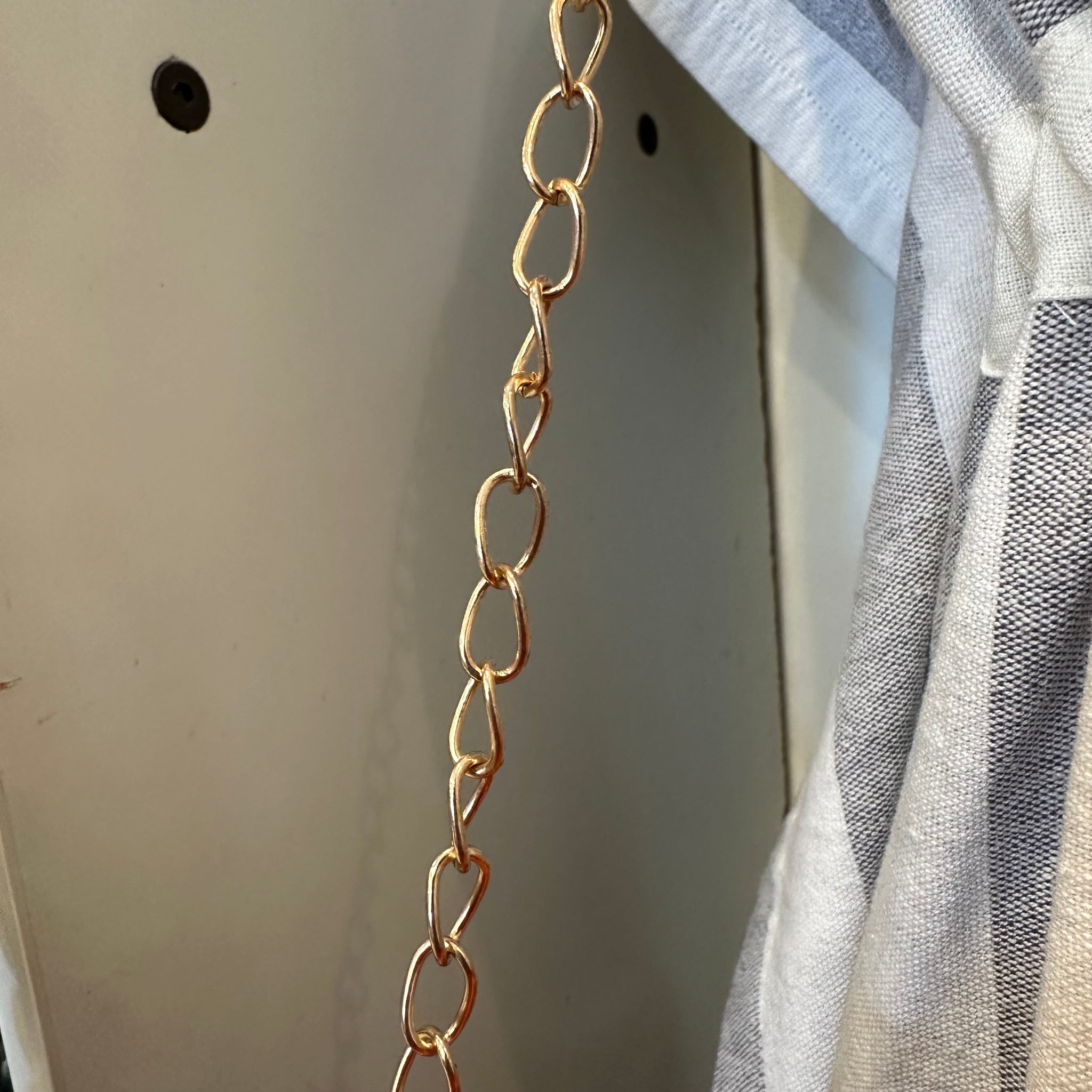 LWH - Cotton Handbag with Chain