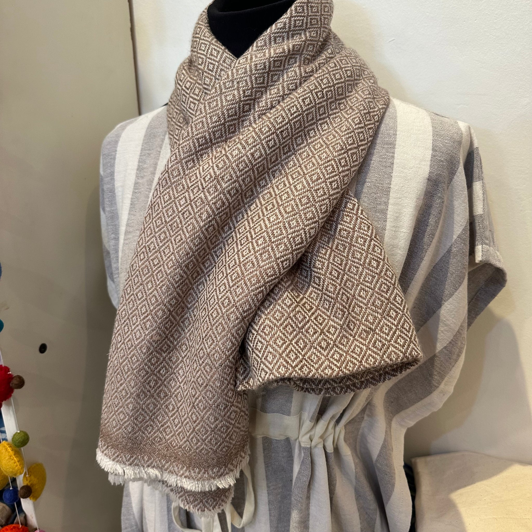 LWH Patterned Cashmere Shawl
