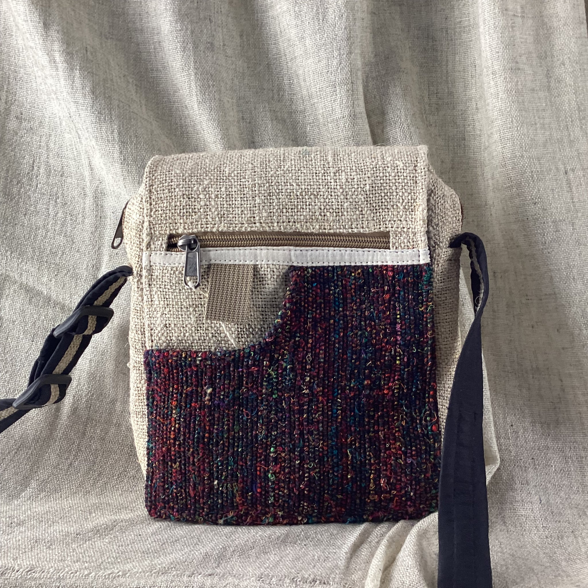 LWH Hemp & Recycled Silk Shoulder Bag