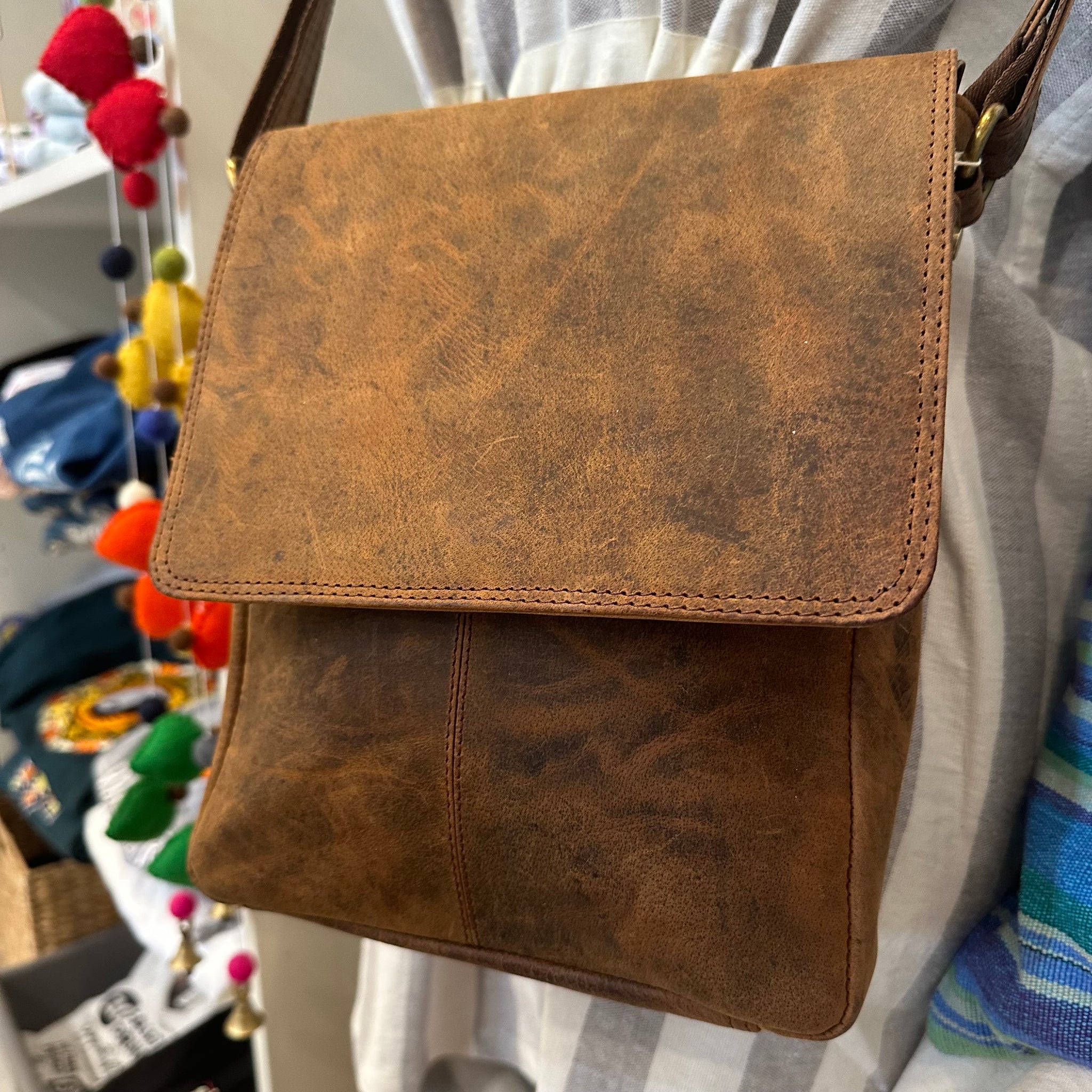 LWH- Leather Side Bag