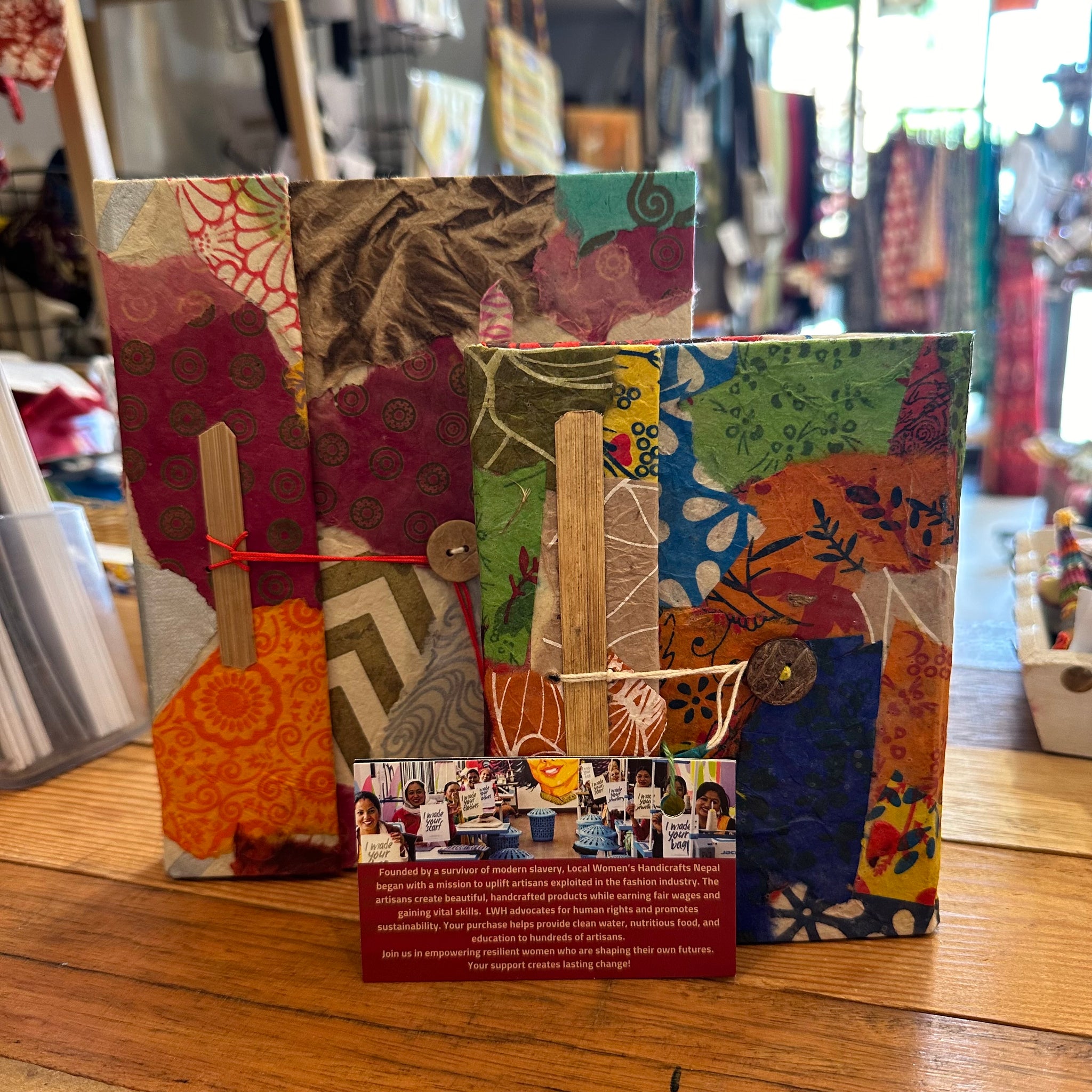 LWH Multi coloured Paper Journal