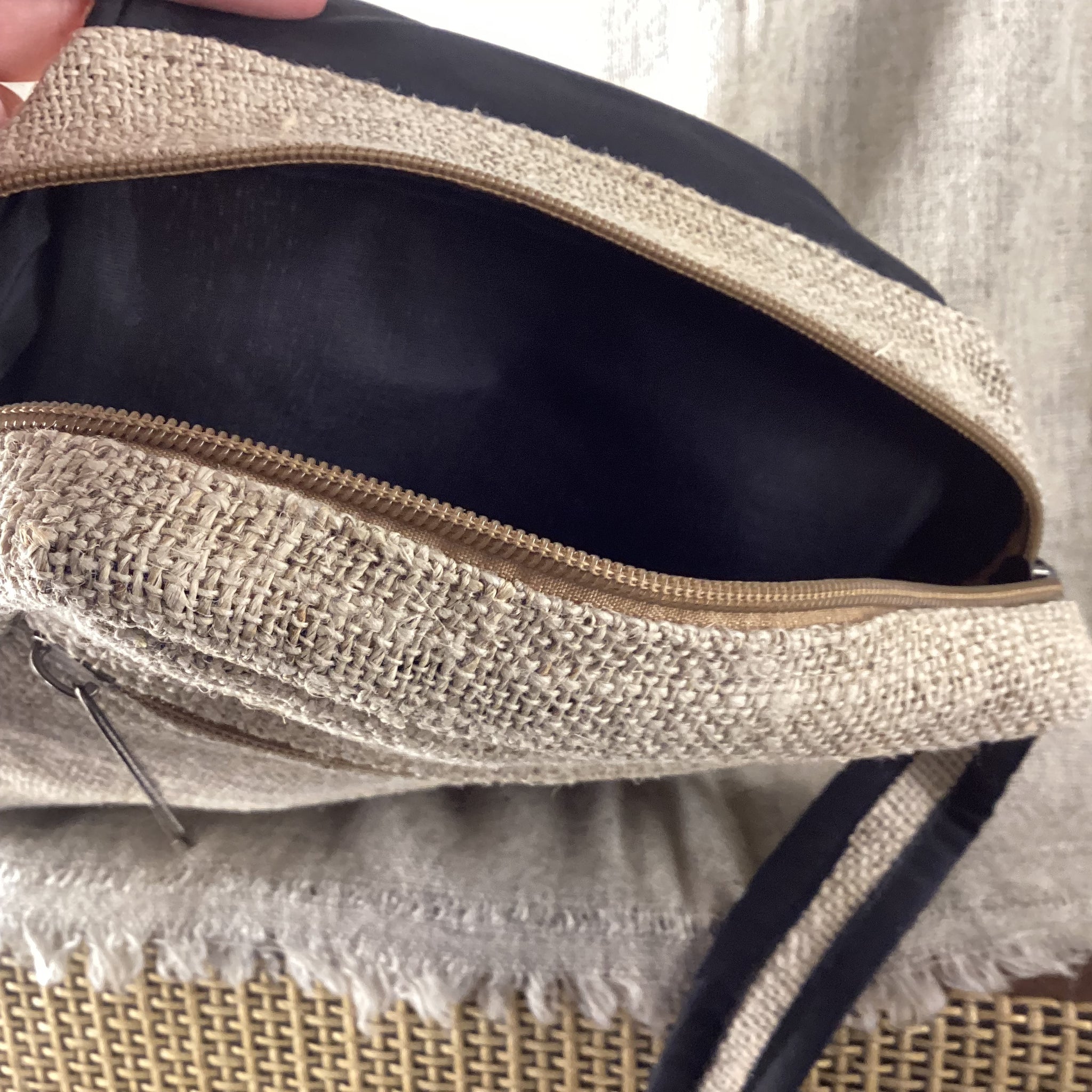 LWH Hemp & Recycled Silk Shoulder Bag