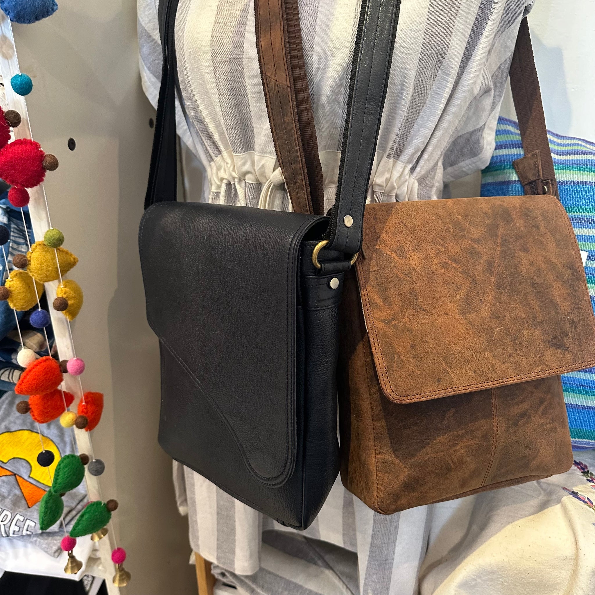 LWH- Leather Side Bag