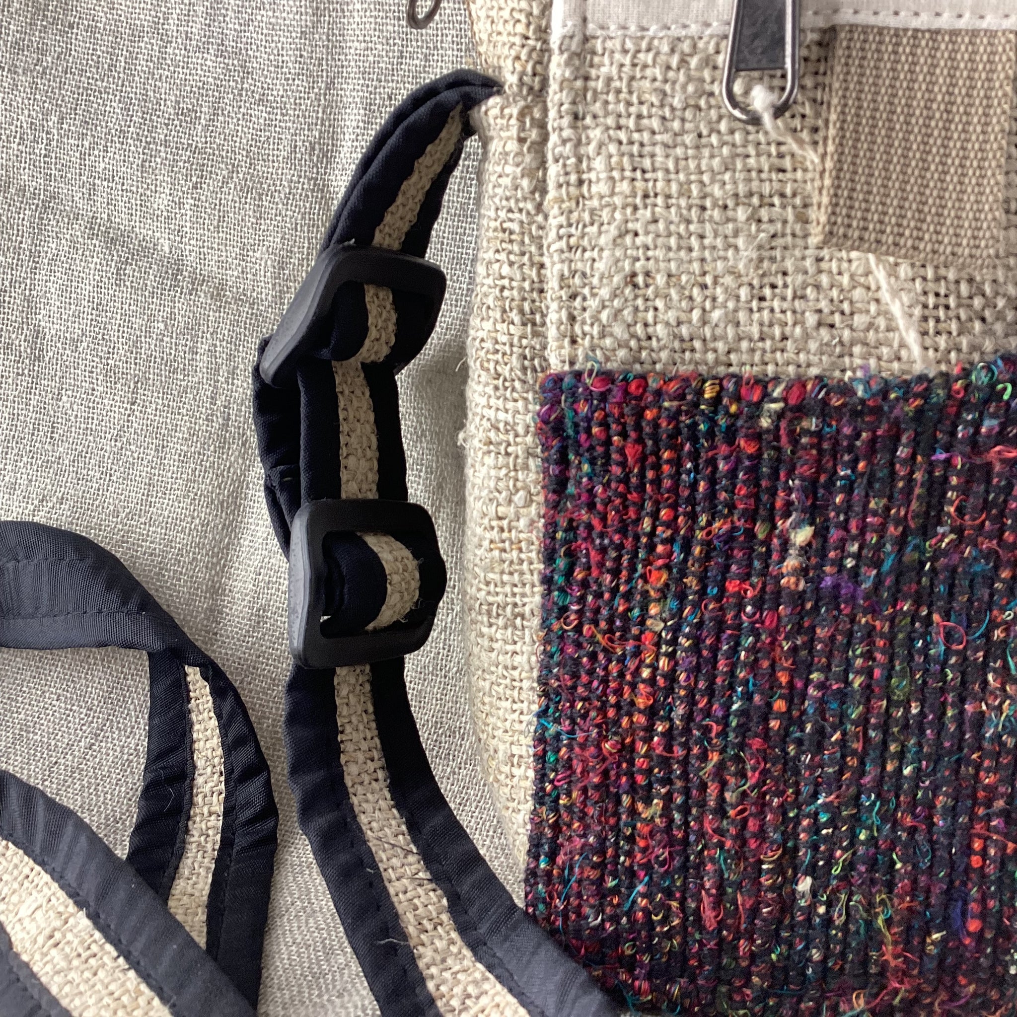 LWH Hemp & Recycled Silk Shoulder Bag