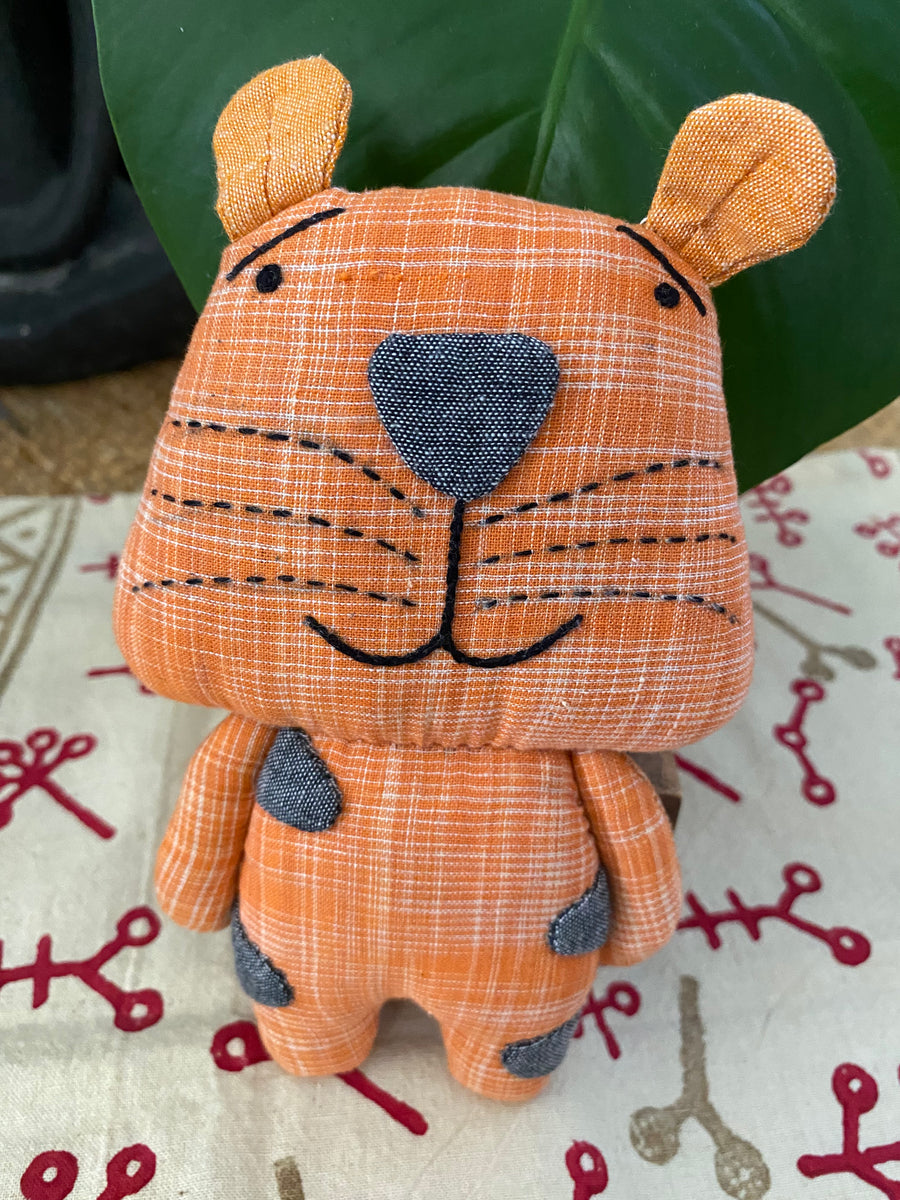 Tango the Tiger – Handmade Cotton Soft Toy – Fair Trade (Sasha India)