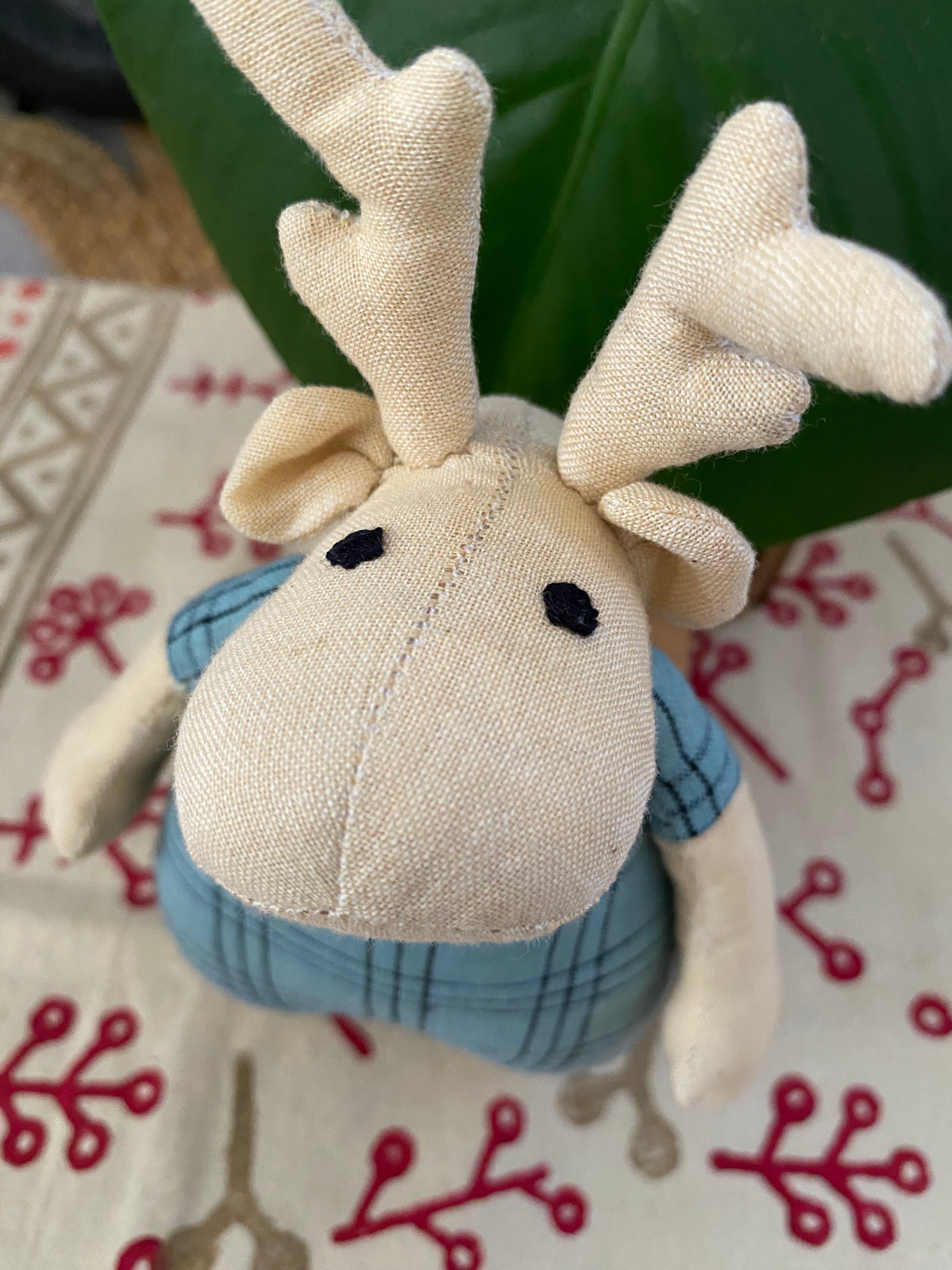 PJ the Donkey – Handmade Fair Trade Soft Toy (Sasha India)