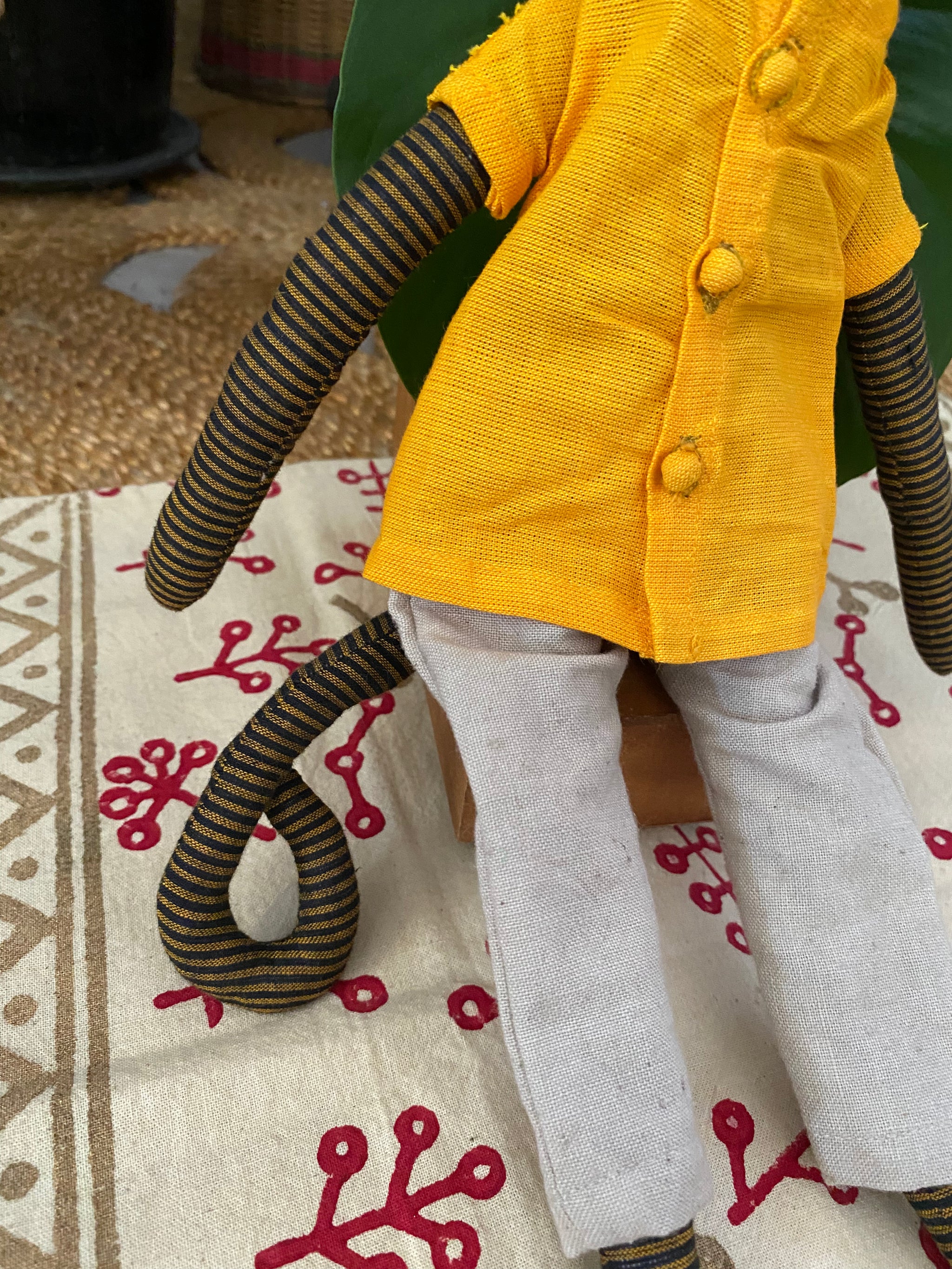 Banjo the Monkey β Soft Toy with Changeable Clothes β Fair Trade (Sasha India)
