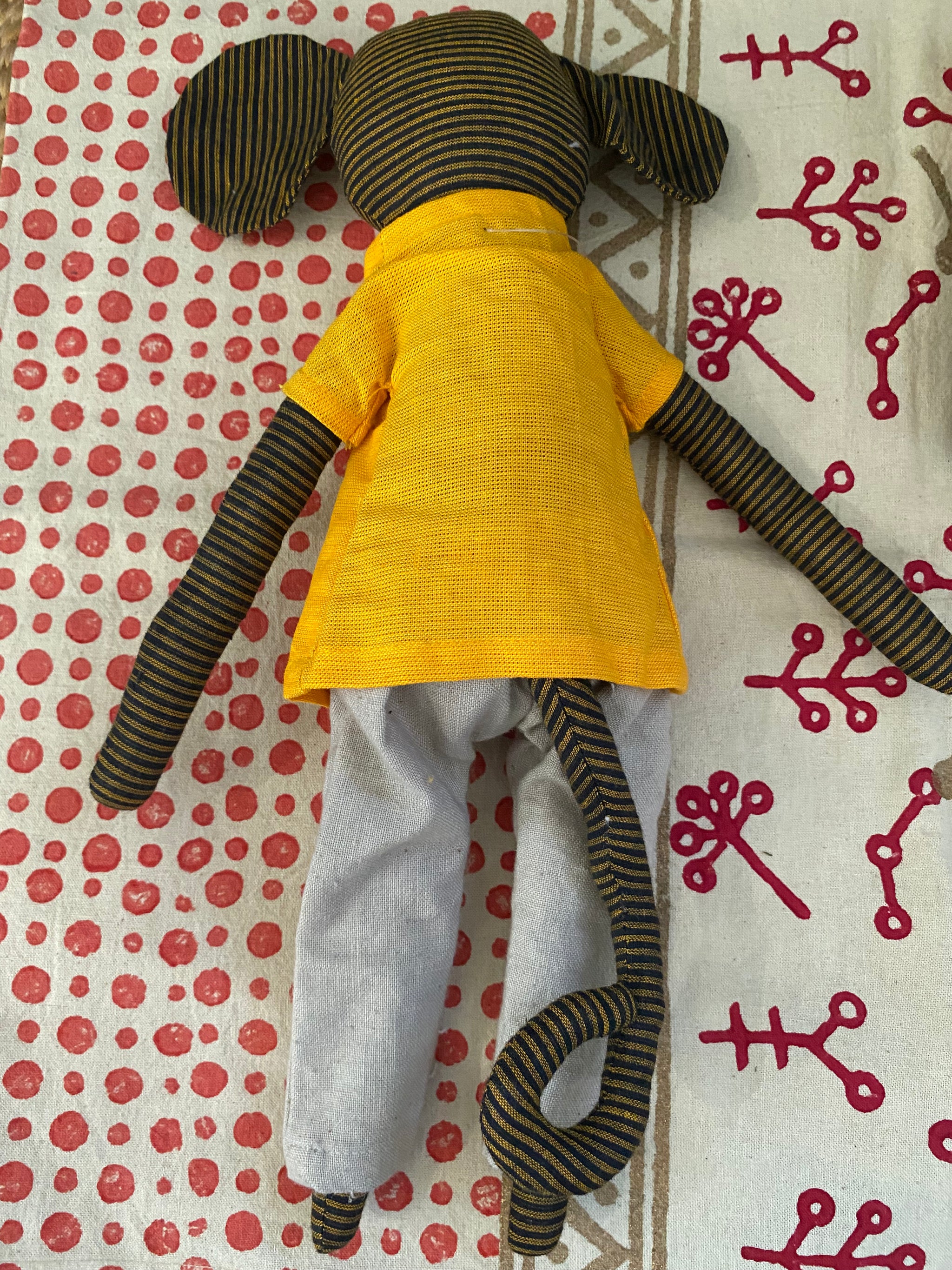 Banjo the Monkey β Soft Toy with Changeable Clothes β Fair Trade (Sasha India)