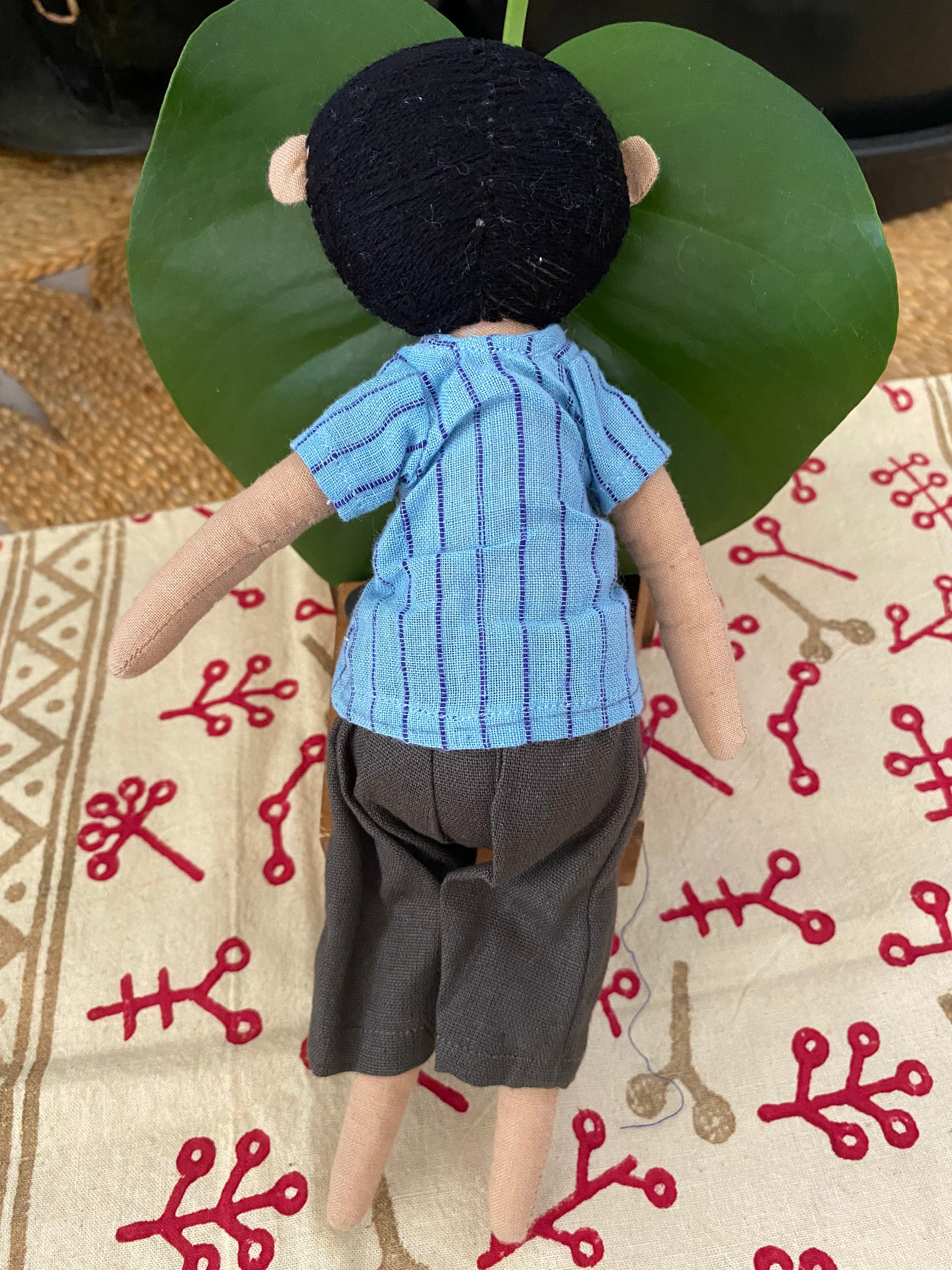 Sunny – Handcrafted Soft Doll with Removable Clothes – Ethical Toy, Fair Trade (Sasha India)