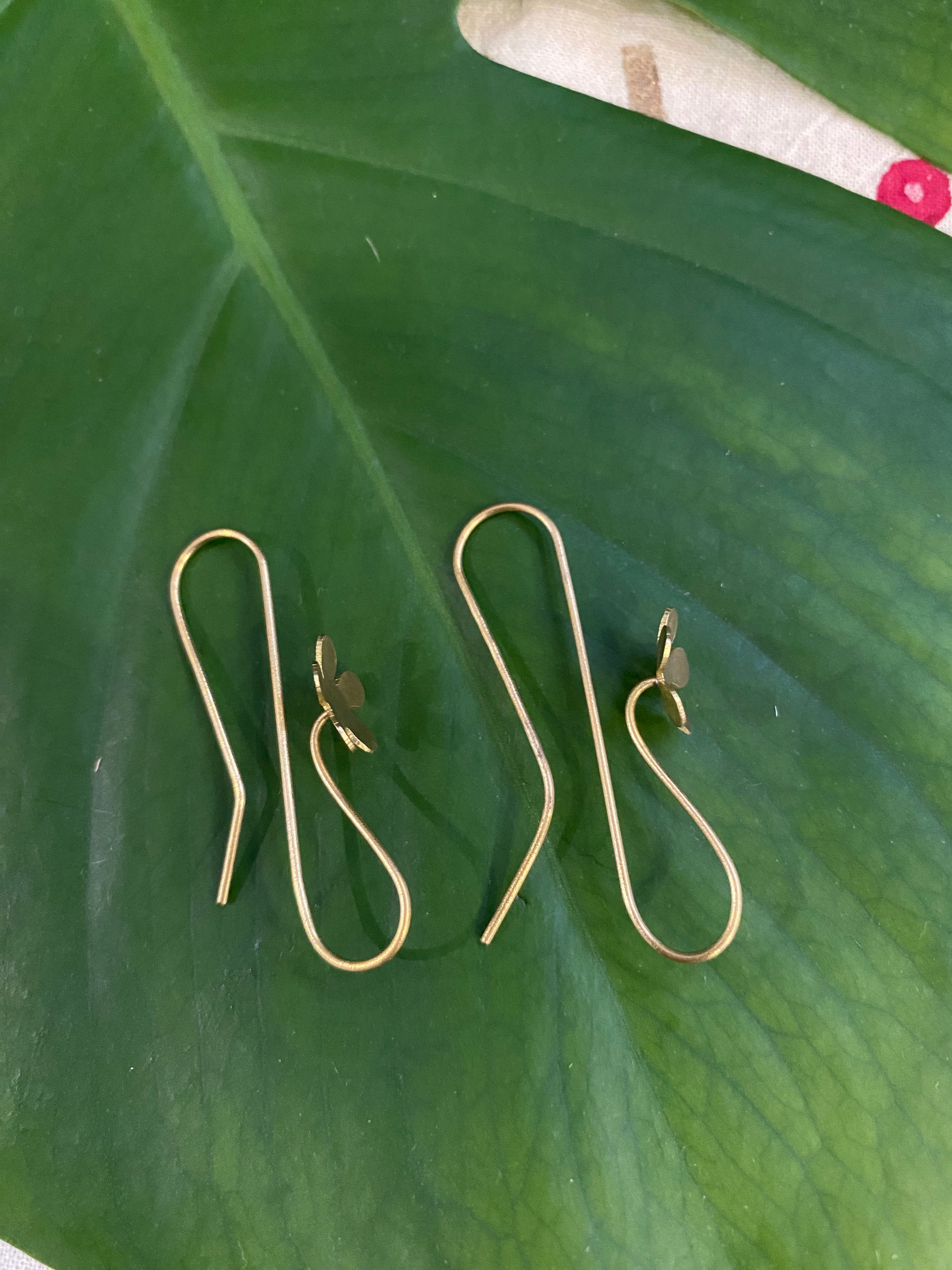 Buttercup Bloom Earrings – Brass Floral Design – Fair Trade (Sasha India)
