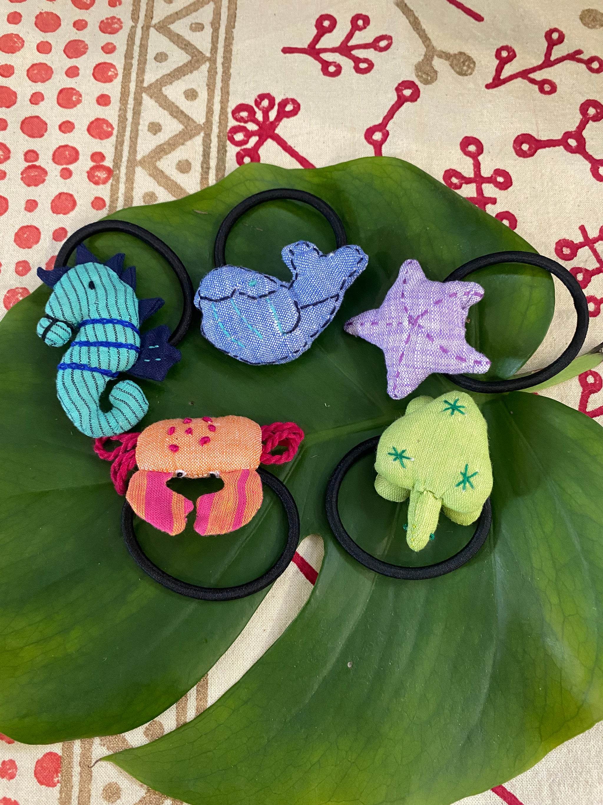 Assorted Sea Animal Hairbands –Hair Elastic – Fair Trade (Sasha India)