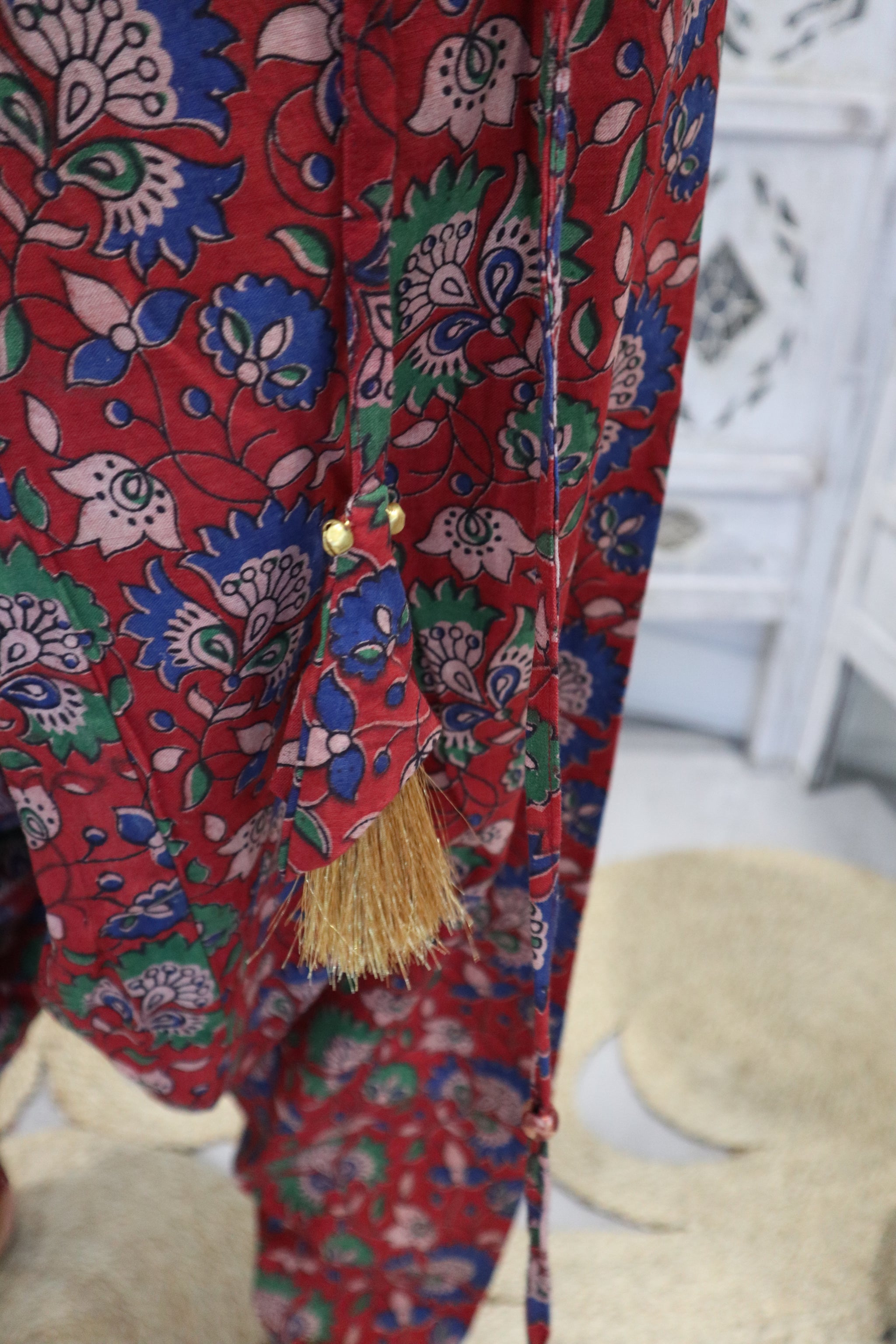 Fair Trade Harem Red Floral