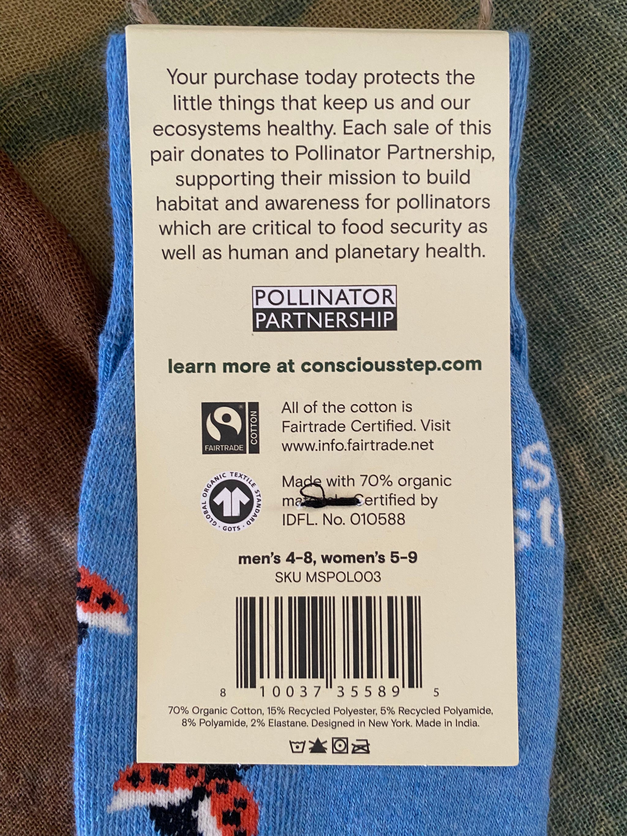 Fairtrade Socks That Protect Pollinators and Bees