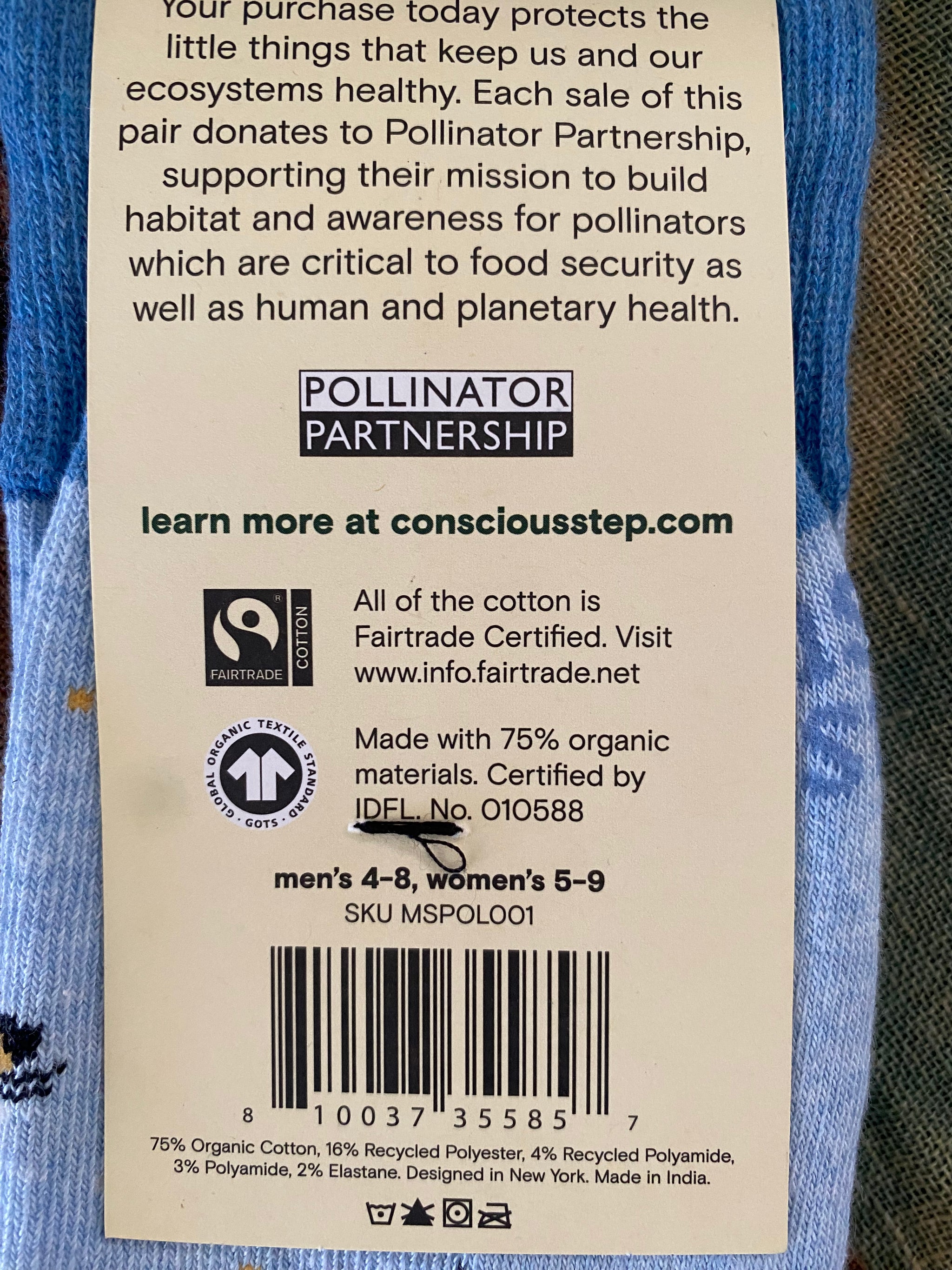 Fairtrade Socks That Protect Pollinators and Bees