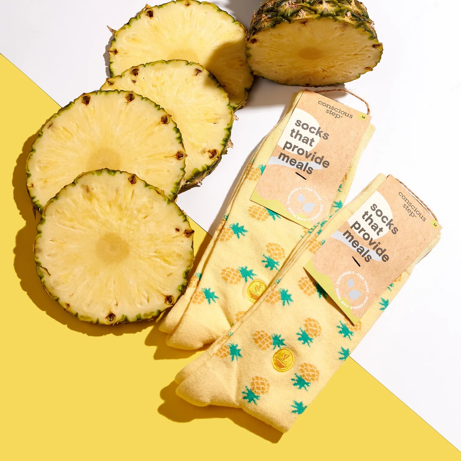 Socks that provide meals - Pinapples