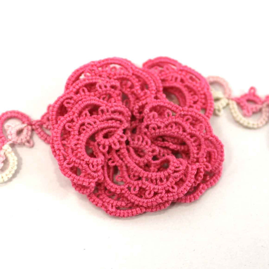 Fair Trade Ethical Tatted Headband Rose