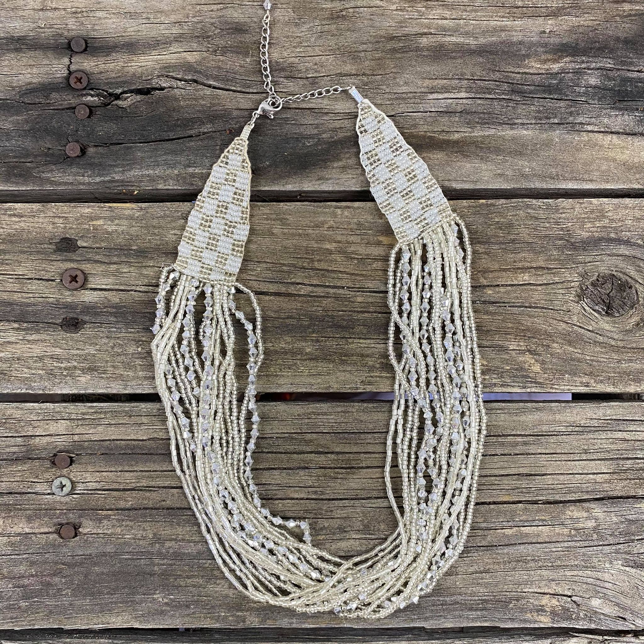 Fair Trade Silver Beaded Jewellery Set