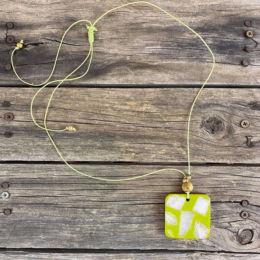 Fair Trade Square Pendant Necklaces