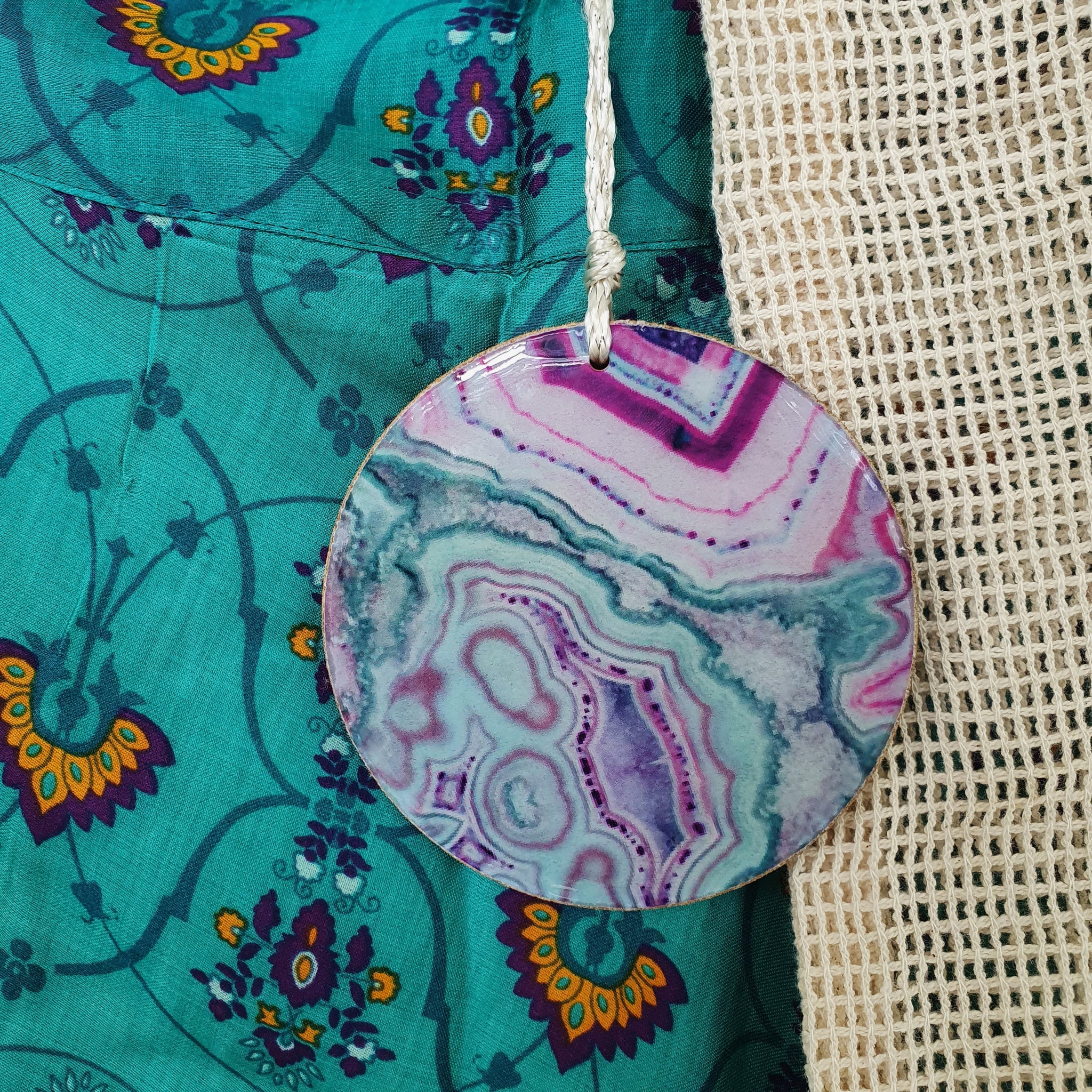 Fair Trade Ethical Christmas Circle Tree Decoration Shade Design