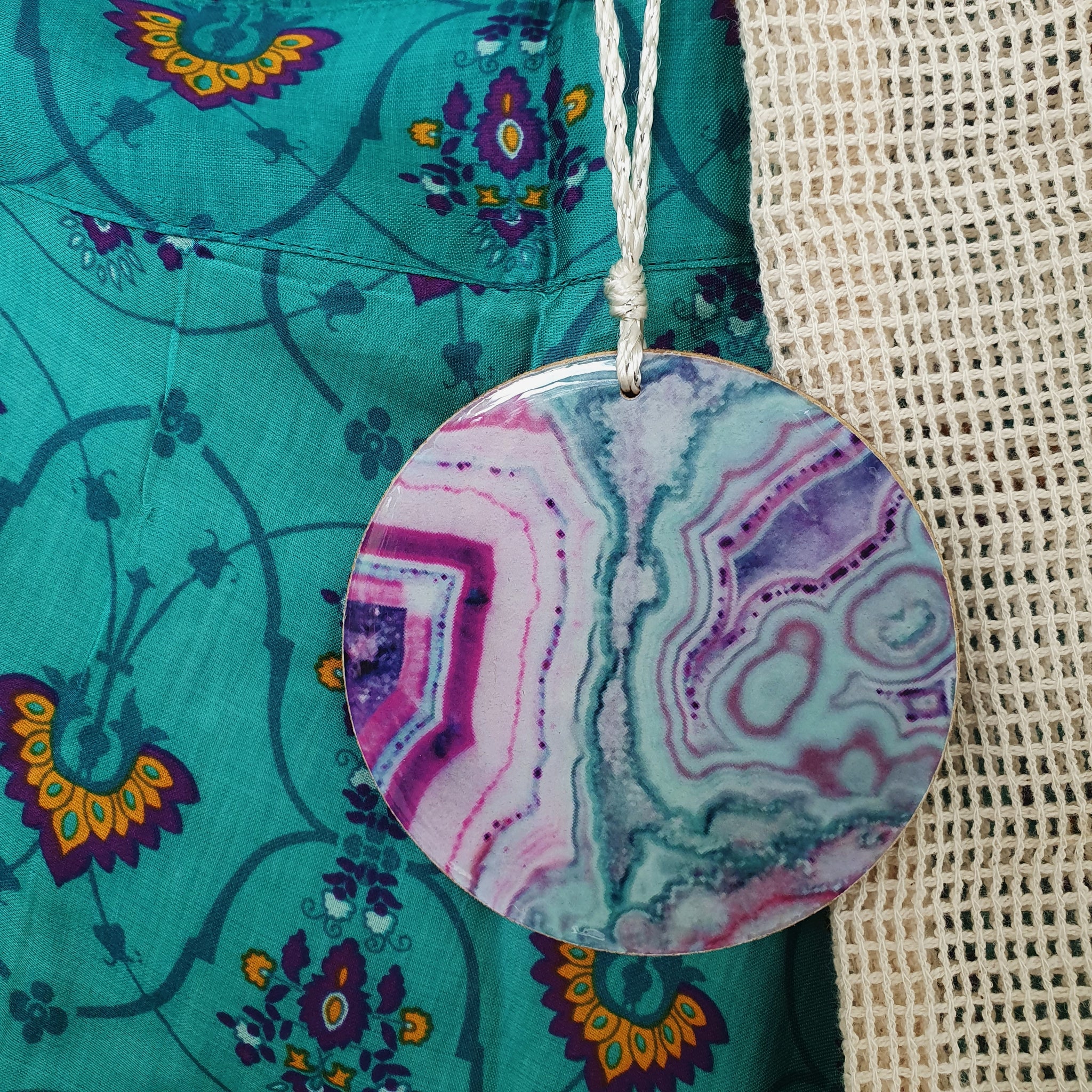 Fair Trade Ethical Christmas Circle Tree Decoration Shade Design