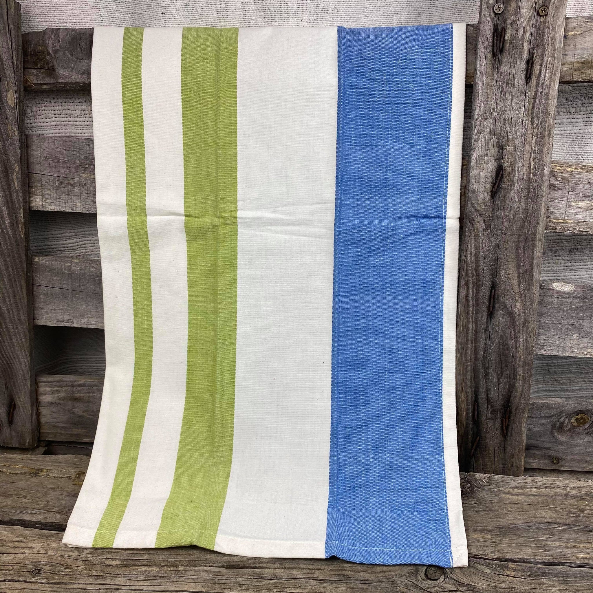 Fair Trade Handwoven Cotton Striped Designs Tea Towels