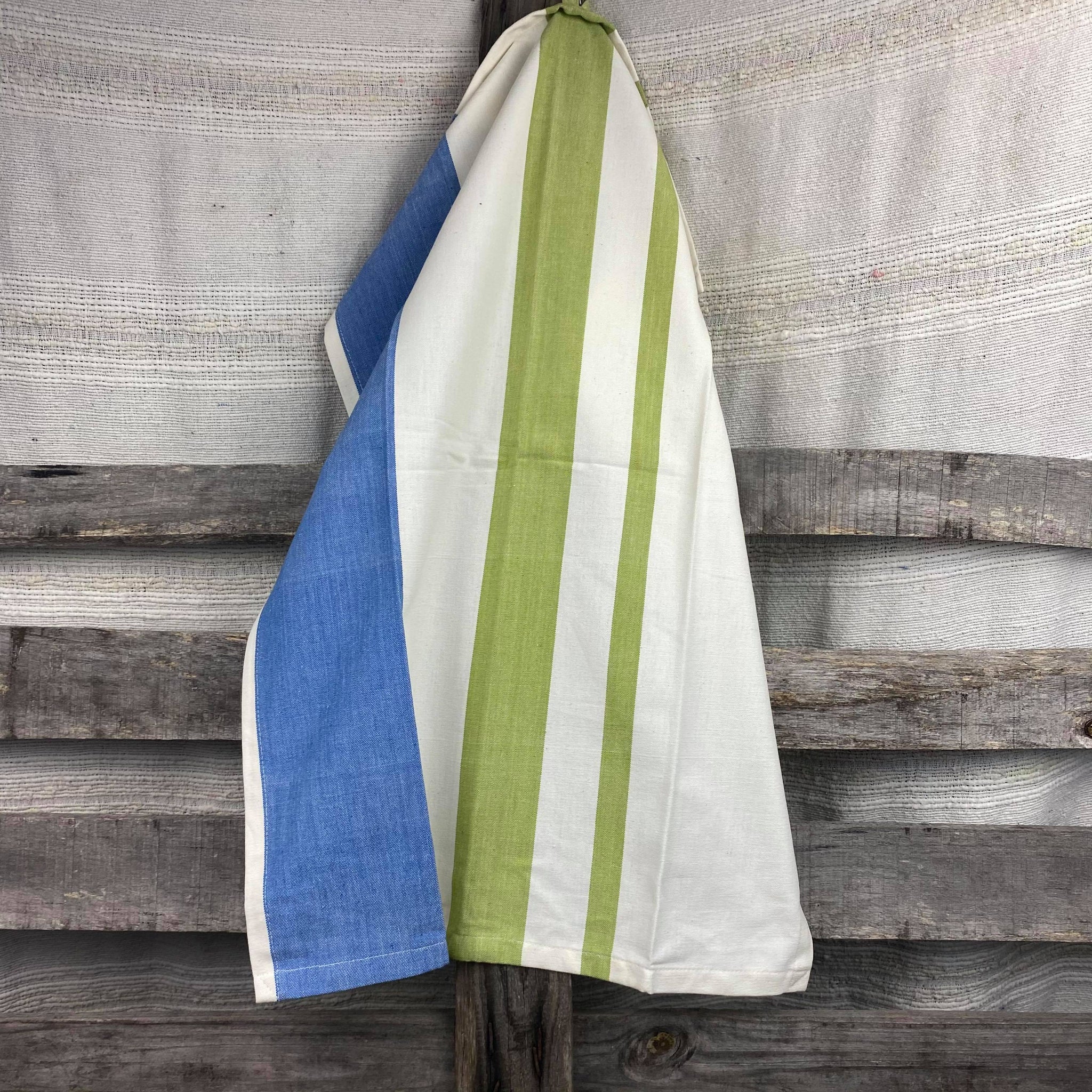 Fair Trade Handwoven Cotton Striped Designs Tea Towels