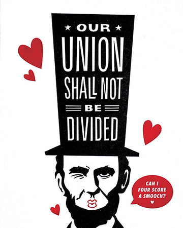 Fair Trade "Honest Abe Love" Card