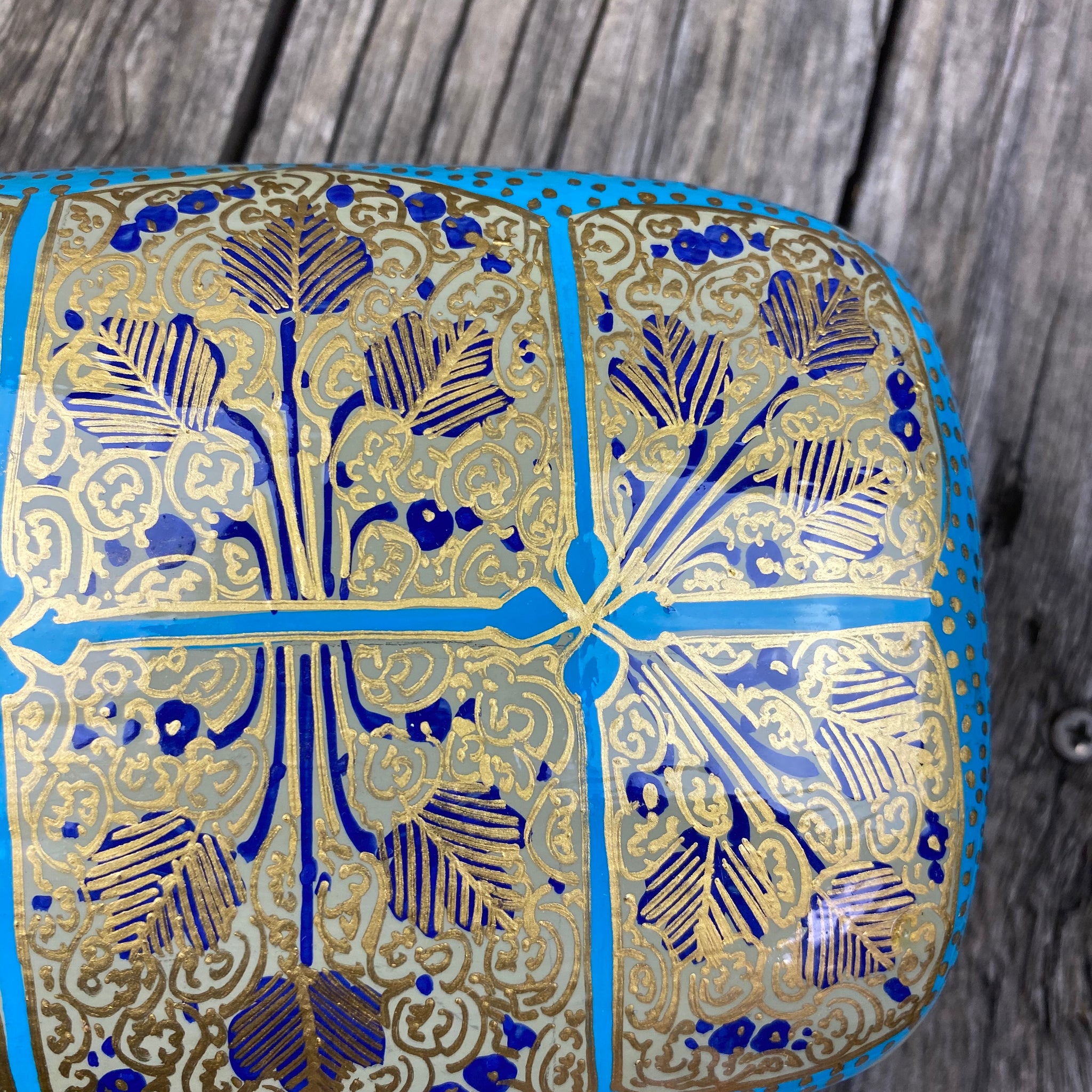 Fair Trade Leaf Paper Mache Box