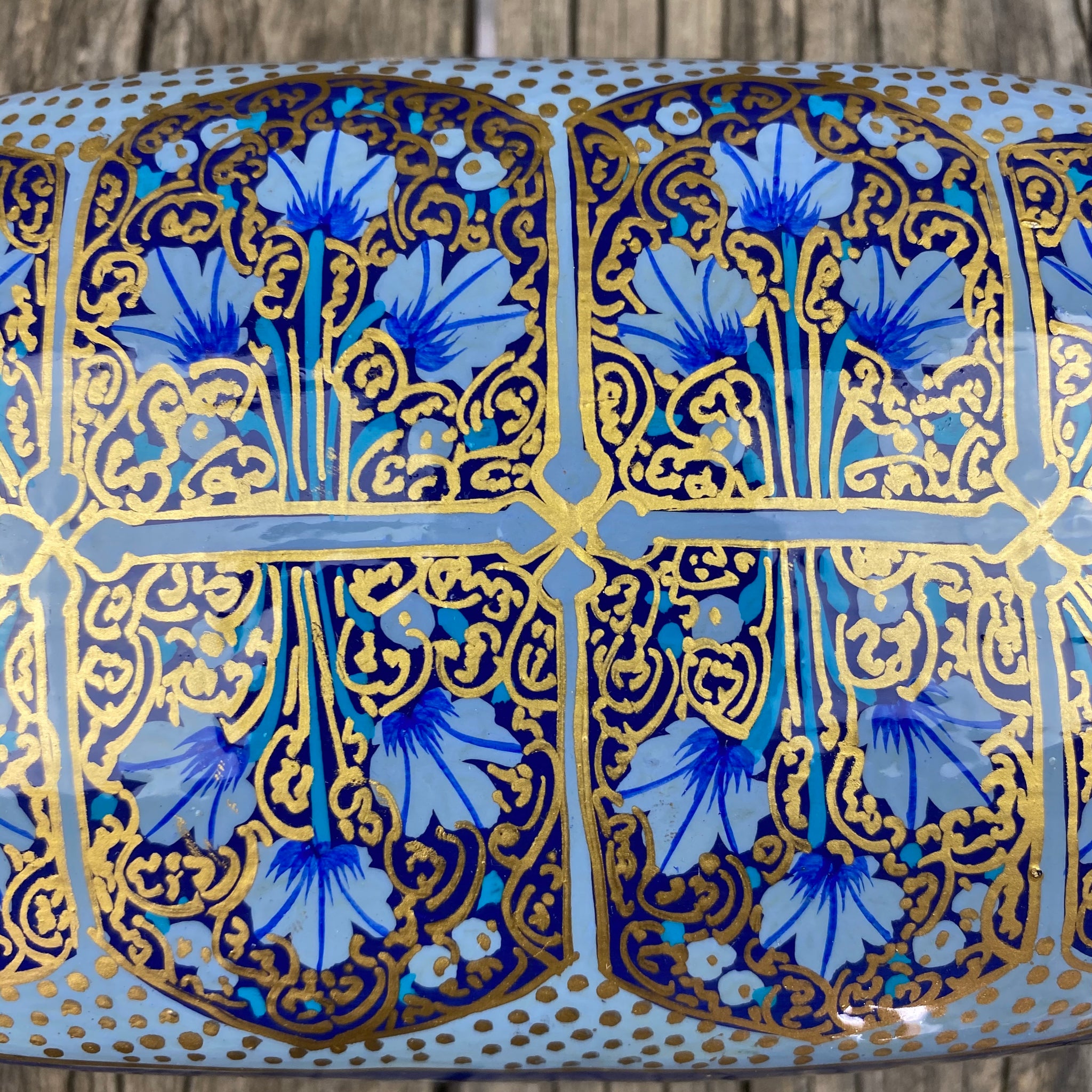 Fair Trade Leaf Paper Mache Box