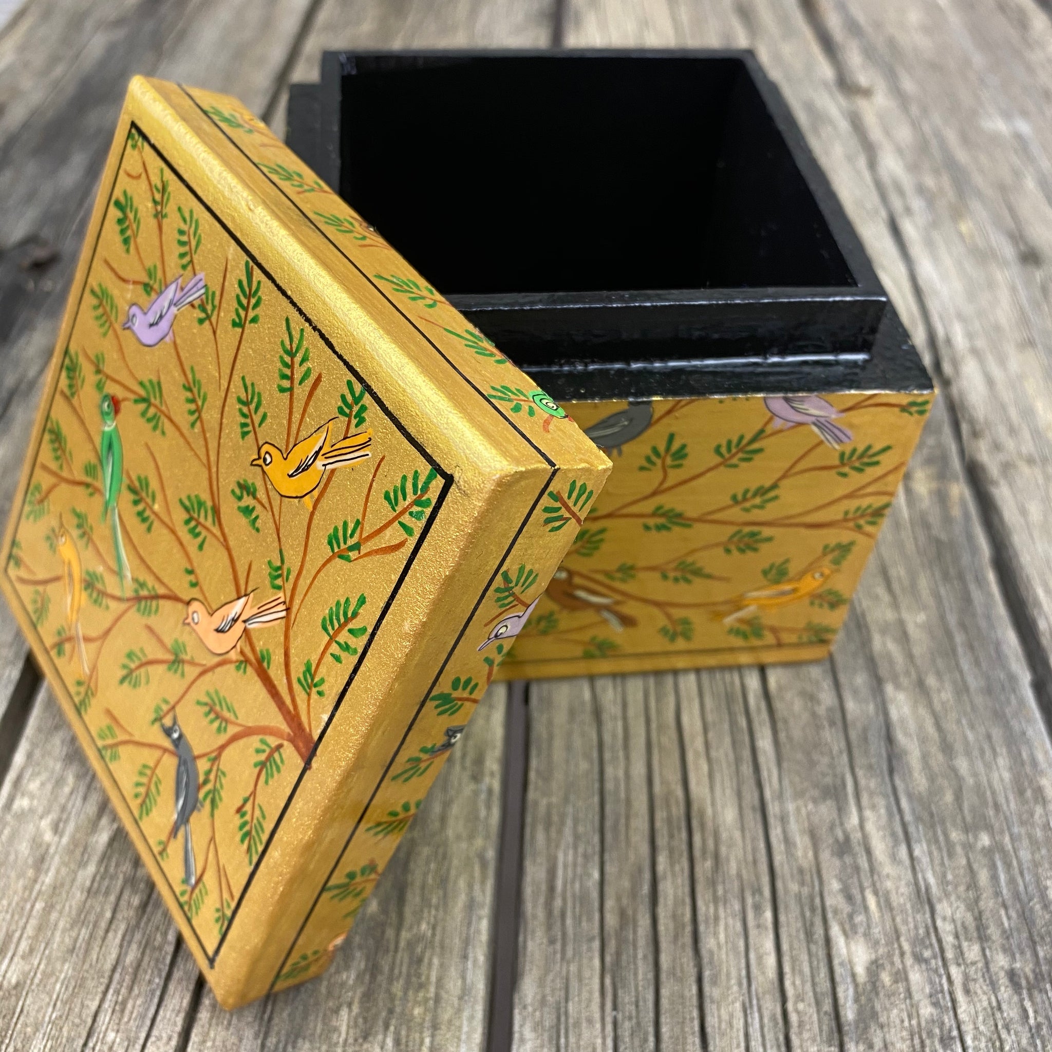 Fair Trade Hand Painted Tree of Life Box