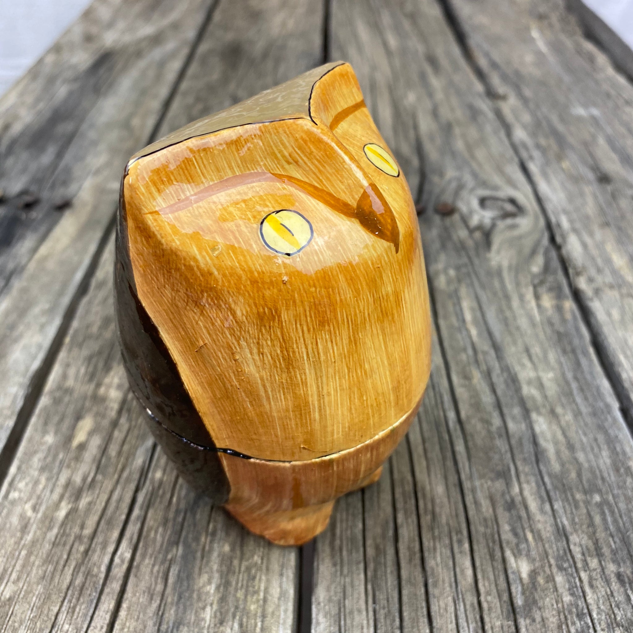 Fair Trade Owl Trinket Box