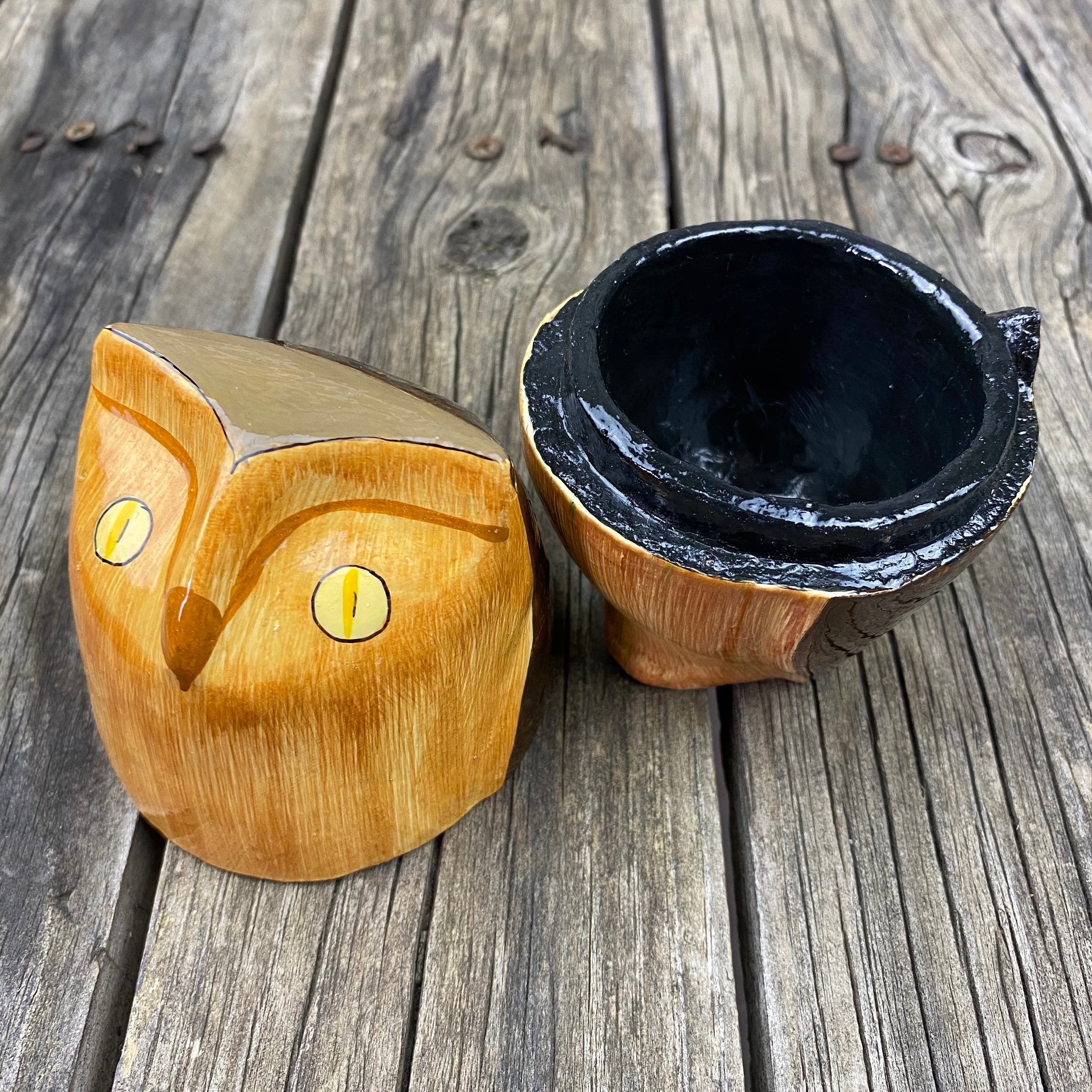 Fair Trade Owl Trinket Box