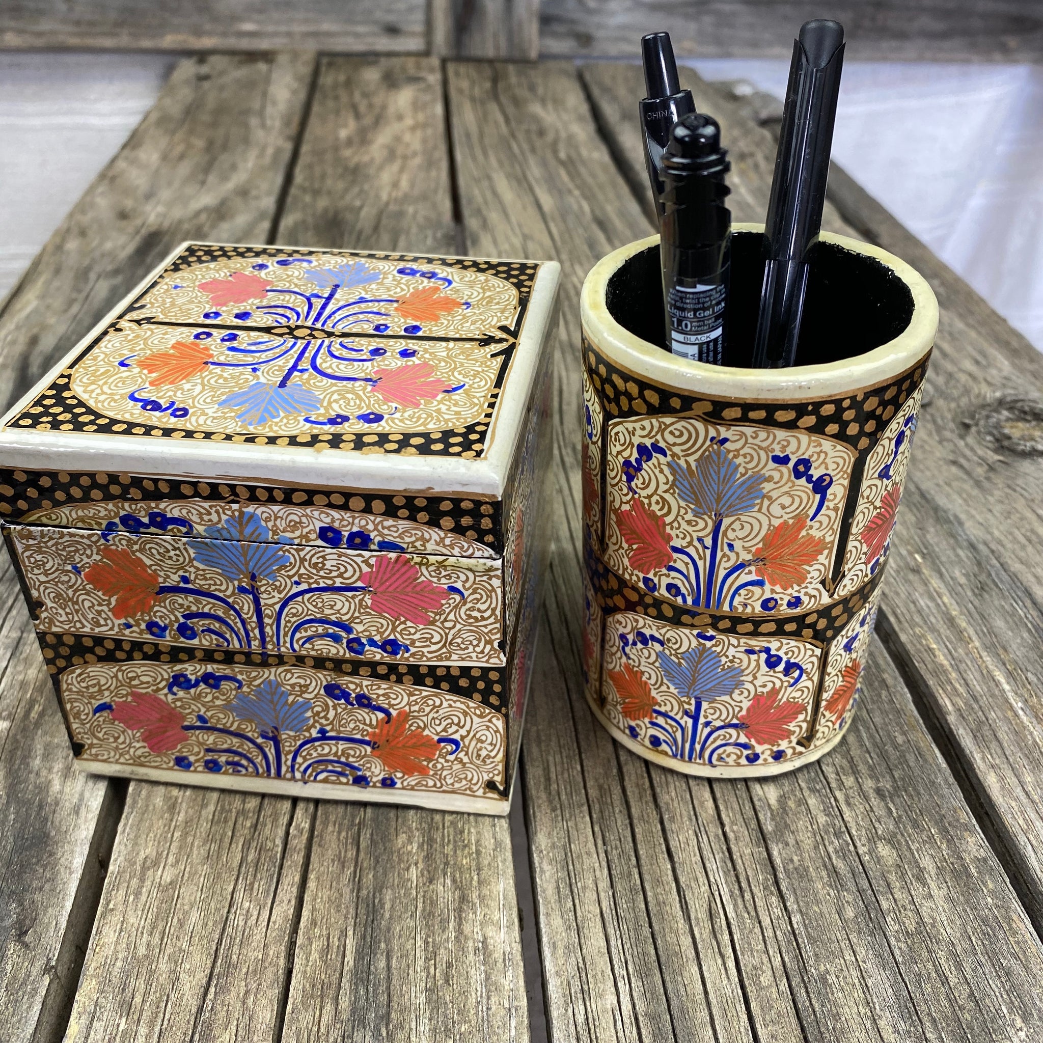 Fair Trade Hand Painted Pen Holders