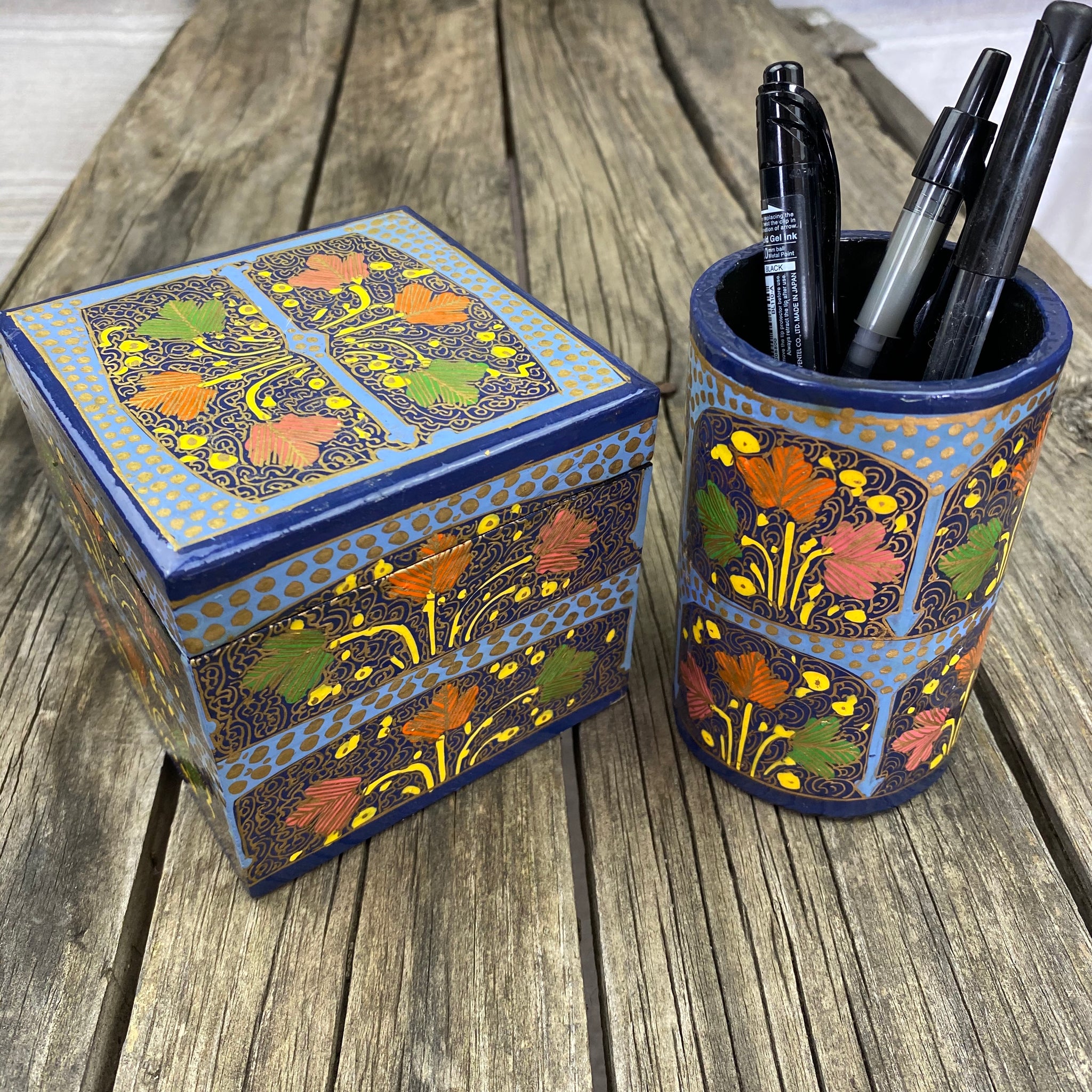 Fair Trade Hand Painted Pen Holders