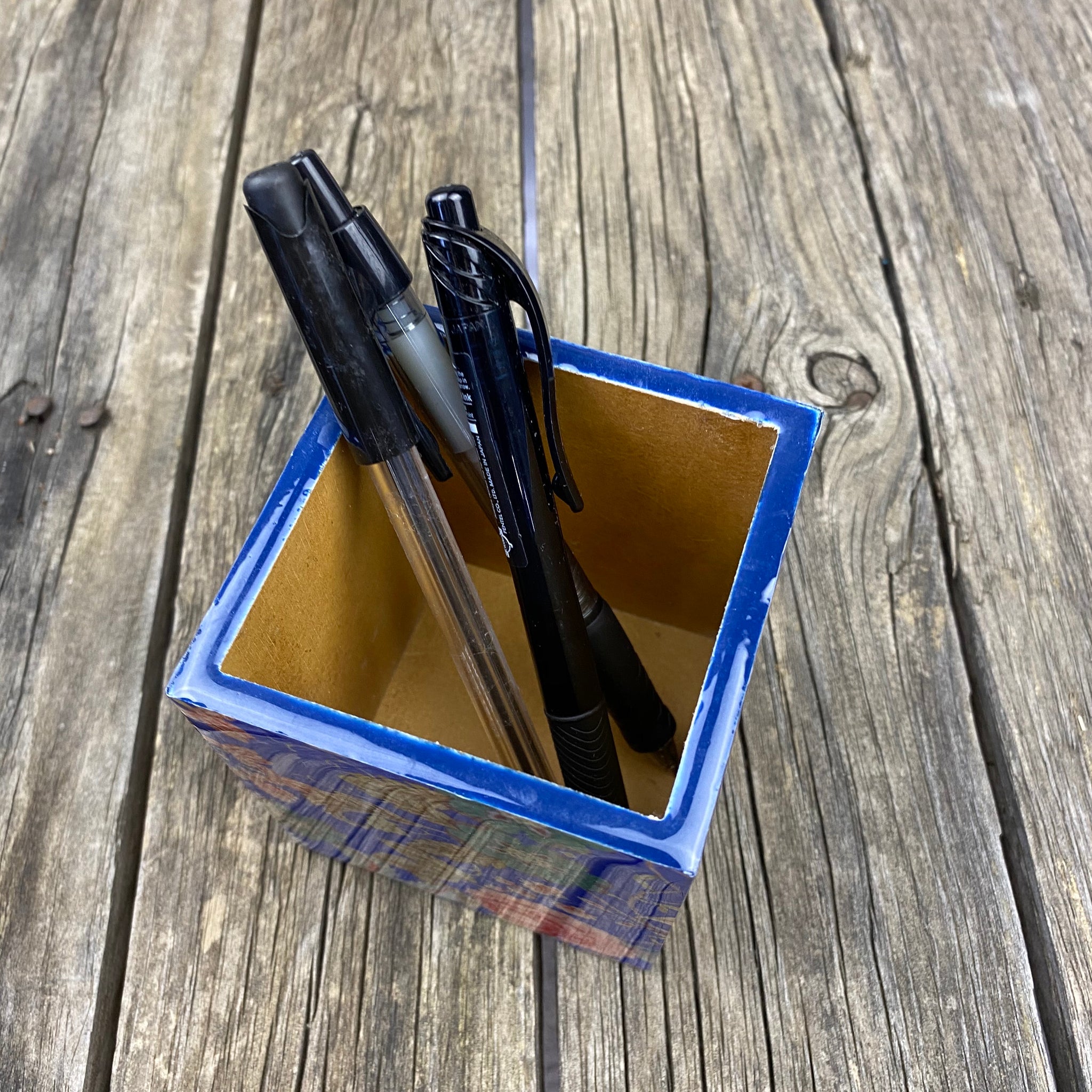 Fair Trade Ethical Pen Holder Flower Design