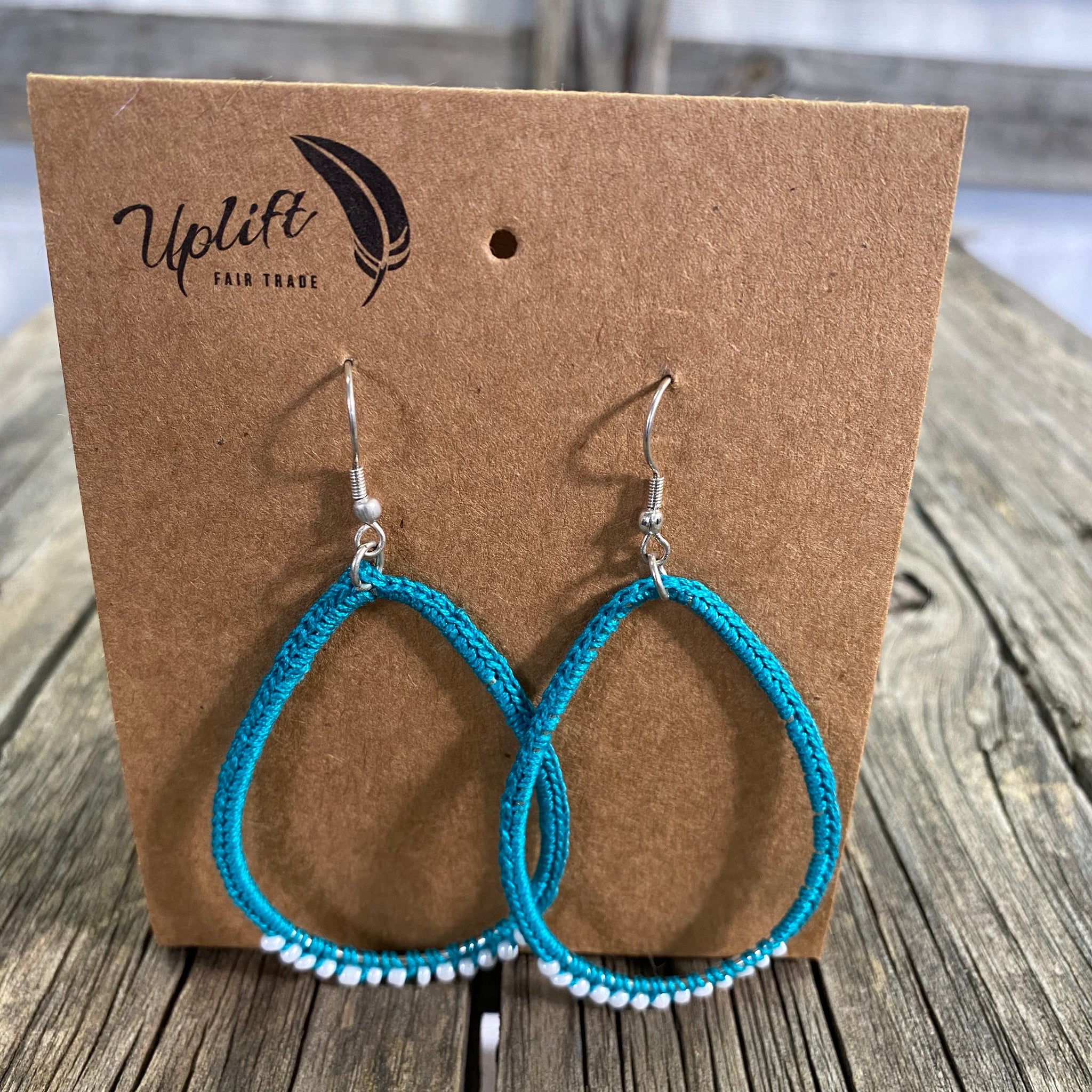 Fair Trade Ethical Tatted Hoop Earrings