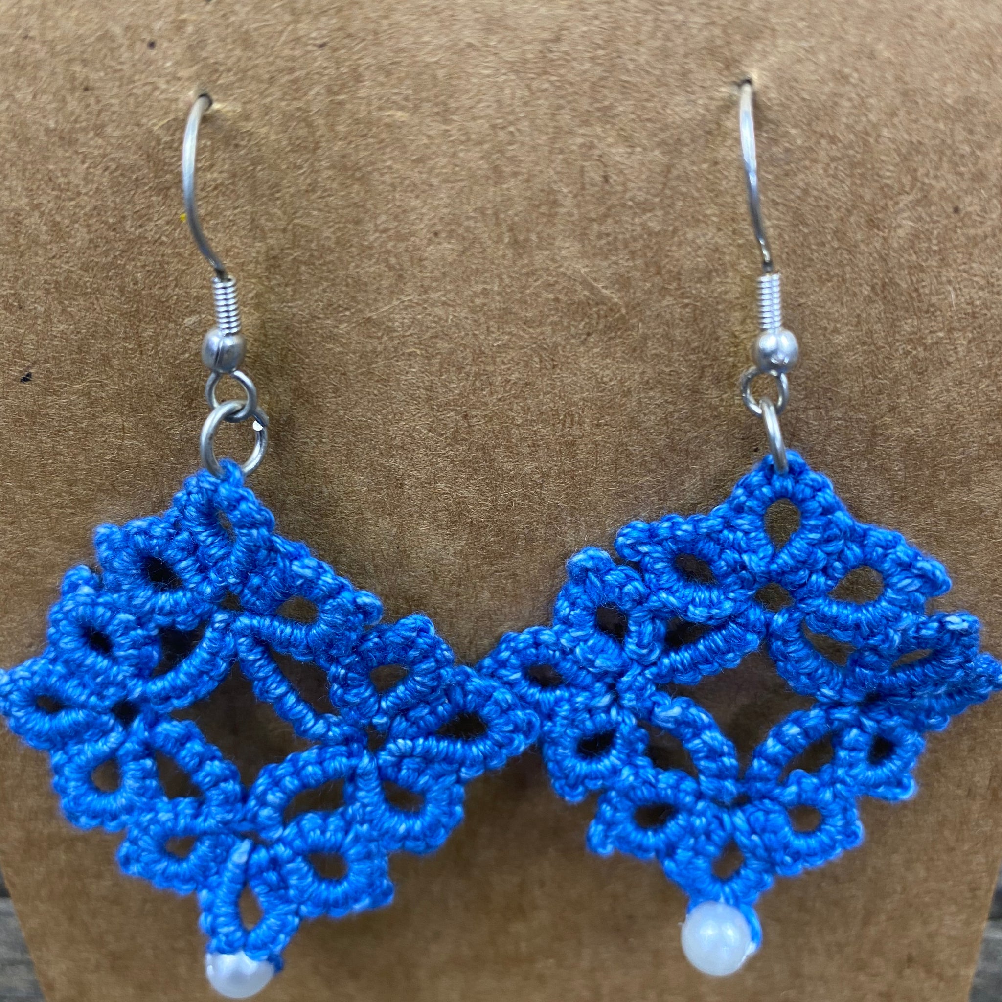 Fair Trade Tatted Dimond Earrings