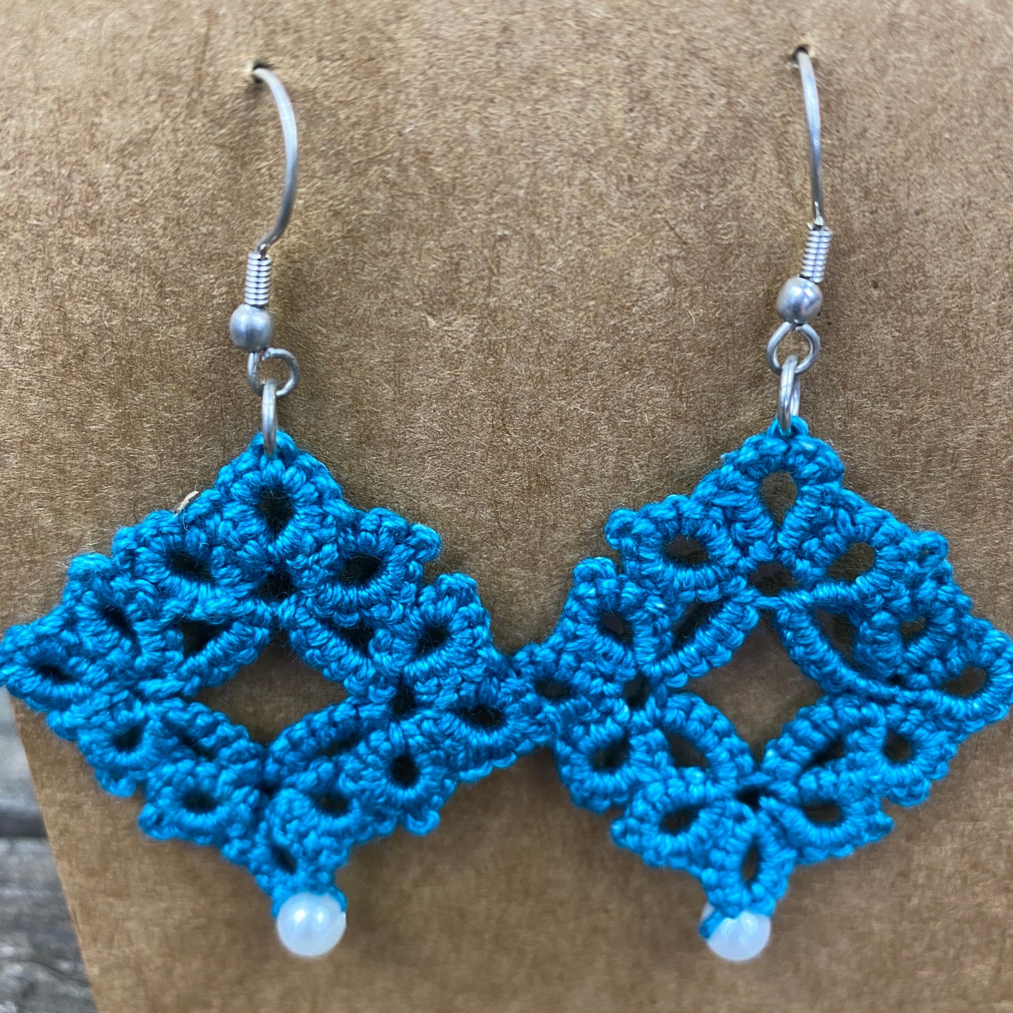 Fair Trade Tatted Dimond Earrings