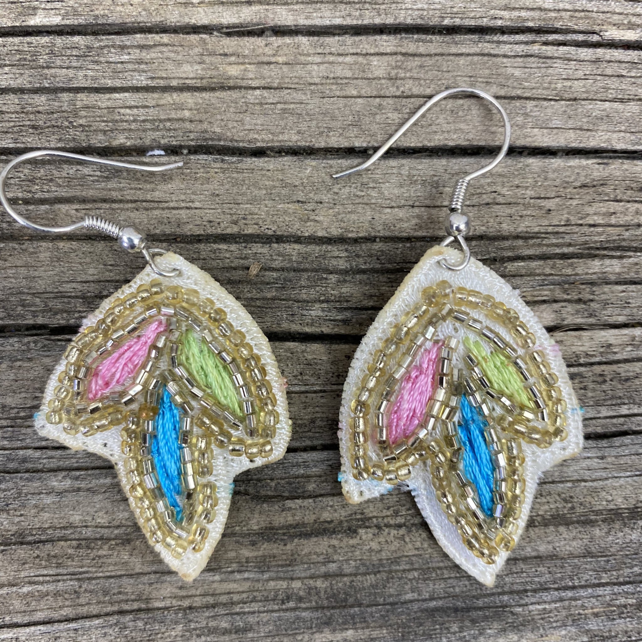 Fair Trade Rainbow Droplets Necklace Earring Jewellery Set