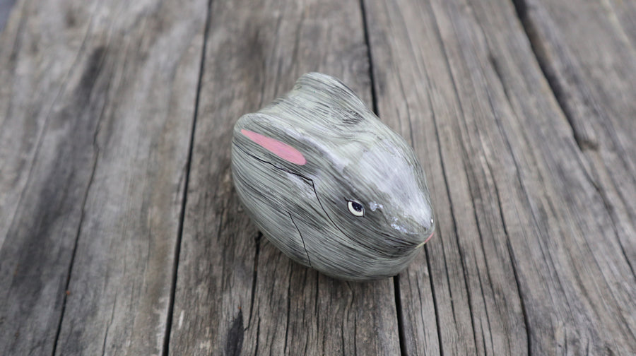 Fair Trade Ethical Paper Mache Rabbit Box