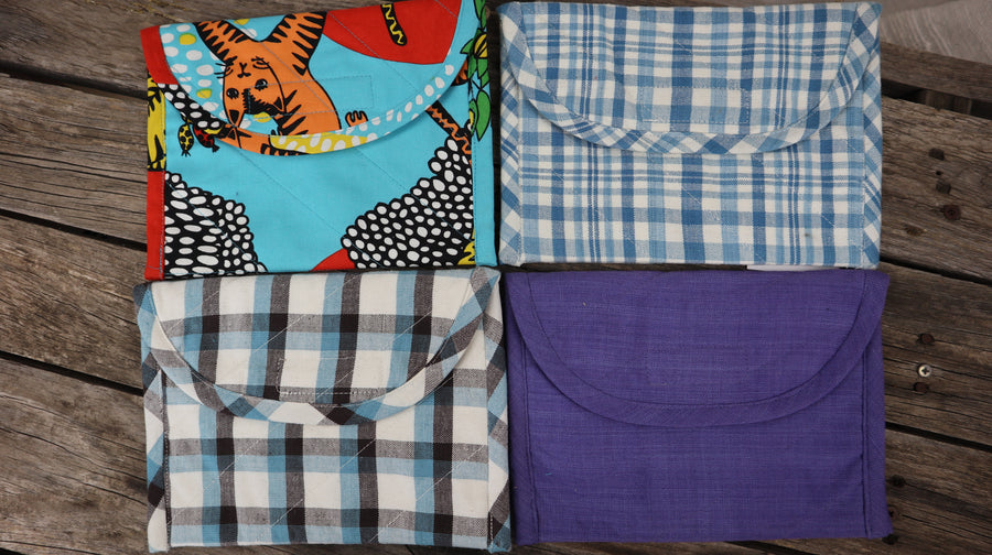 Fair Trade Ethical Hand Woven Cotton Mini IPad Cover - Assorted