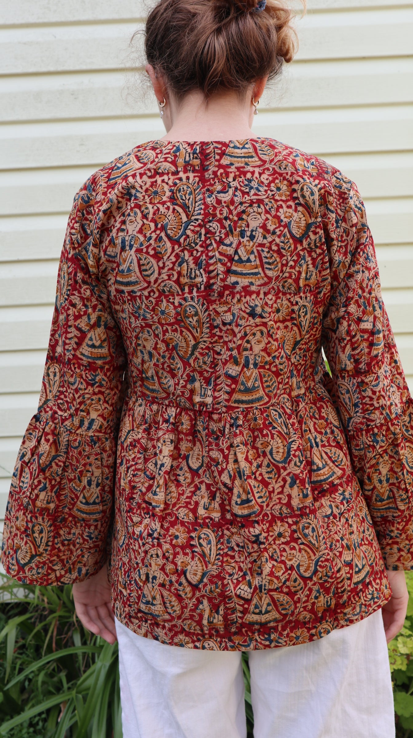 Fair Trade Bell Sleeve Square Neck Amelia Design