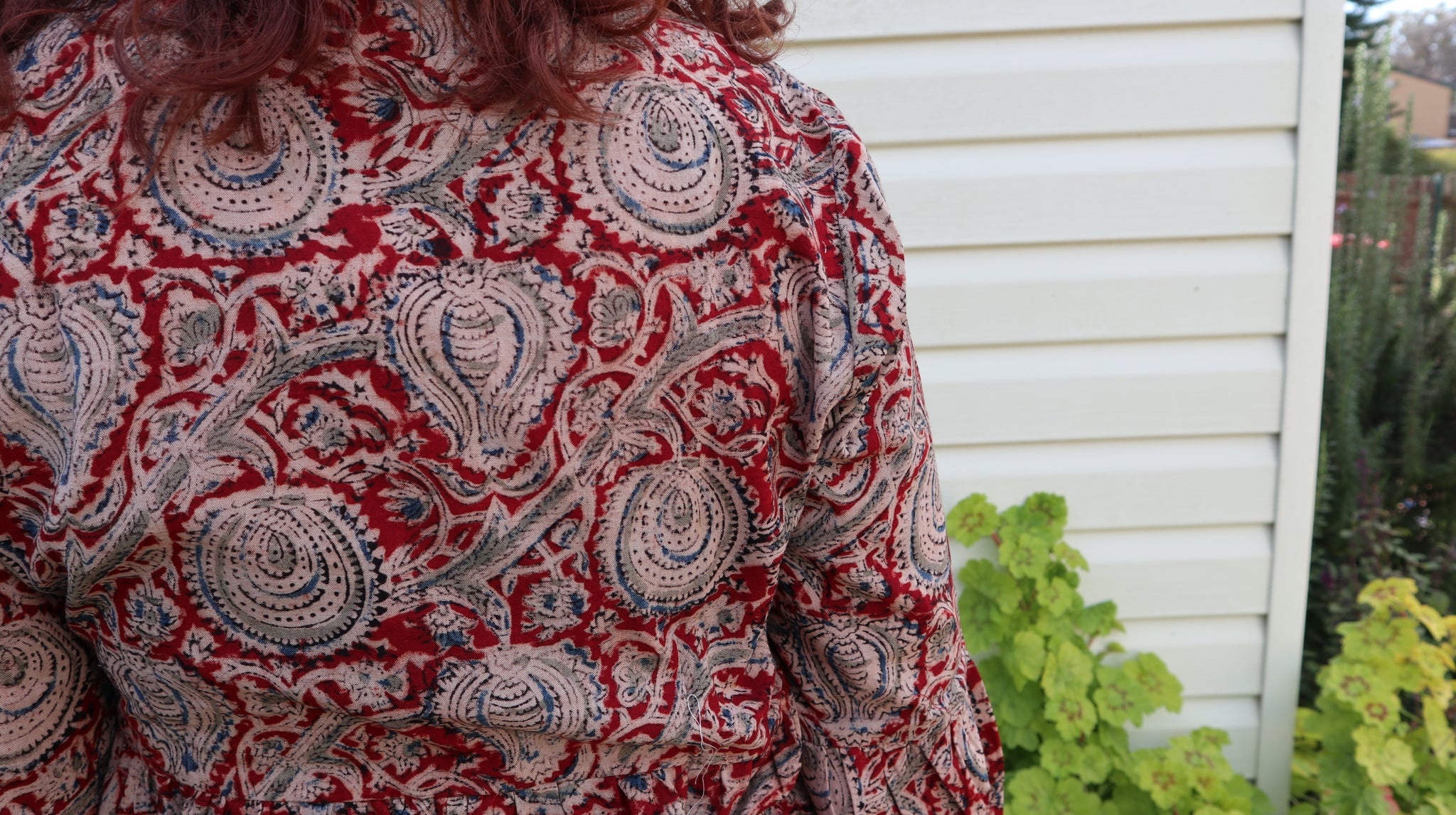 Fair Trade Bell Sleeve Square Neck Top Harper Design