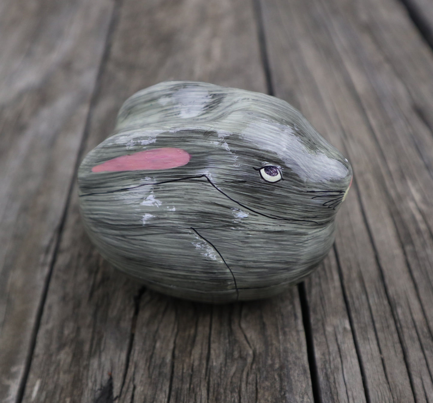 Fair Trade Ethical Paper Mache Rabbit Box