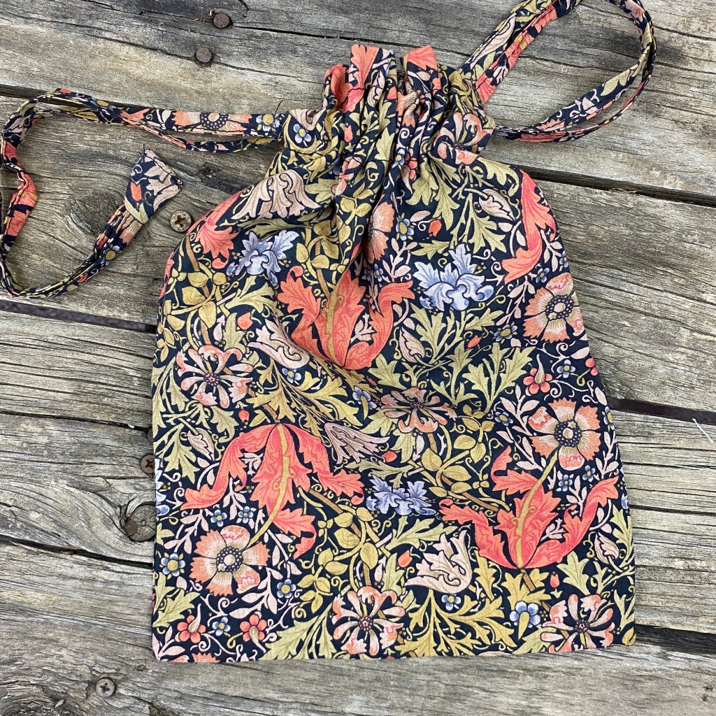 Fair Trade Ethical Eco Alternative Gift Bag Vintage Garden Design