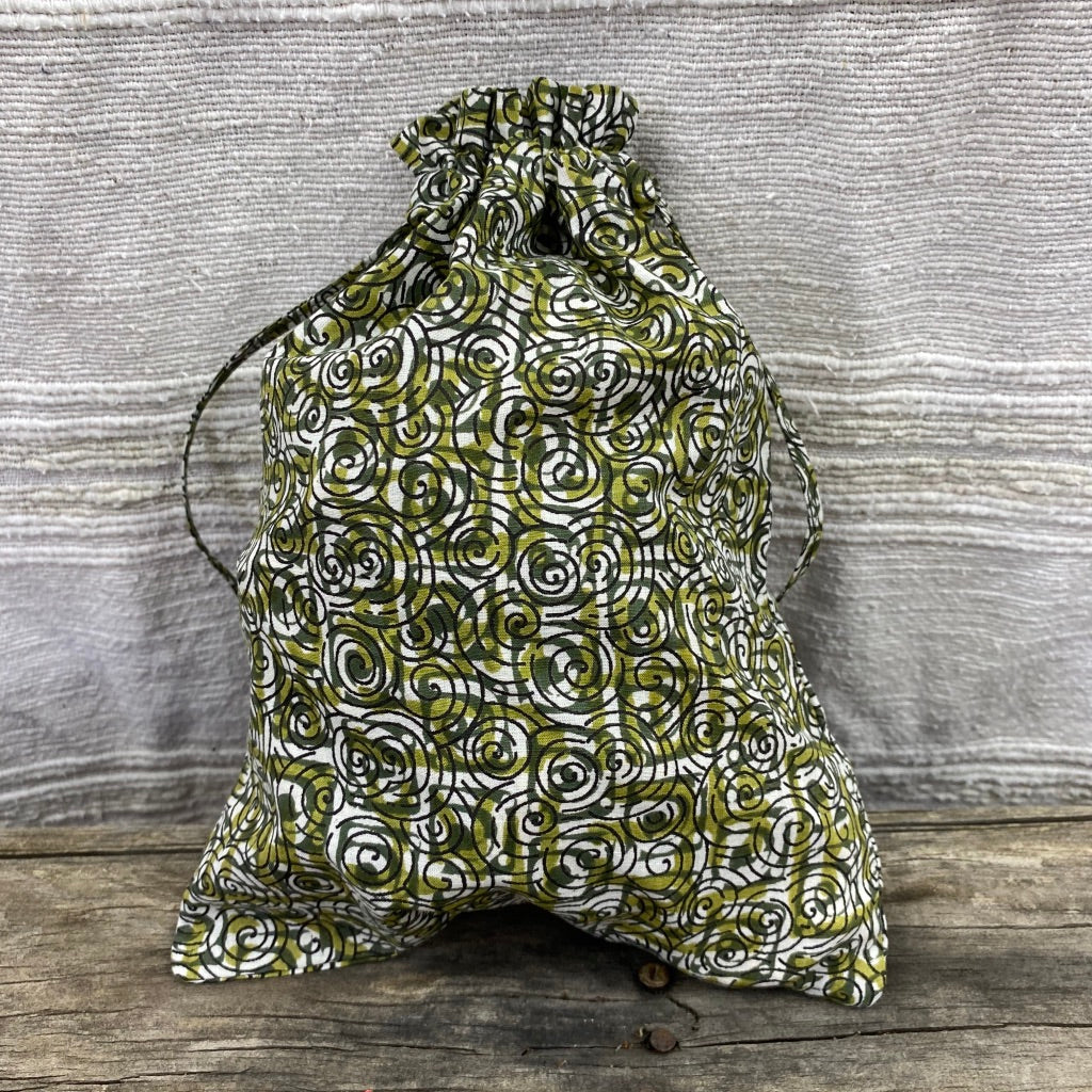 Fair Trade Gift Bag Eco alternative Swirl Design