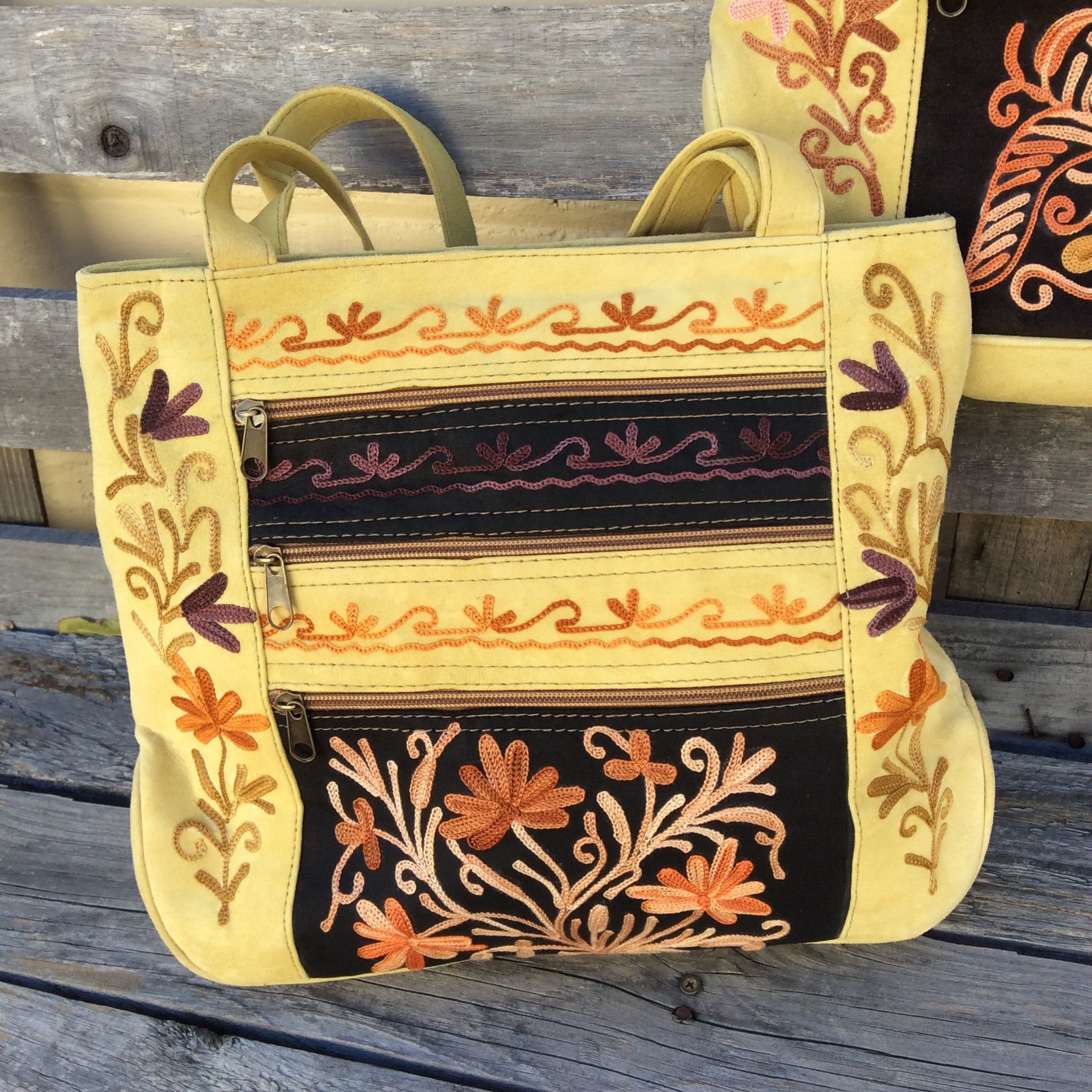 Fair Trade Ethical Bag Taray Nam Beige