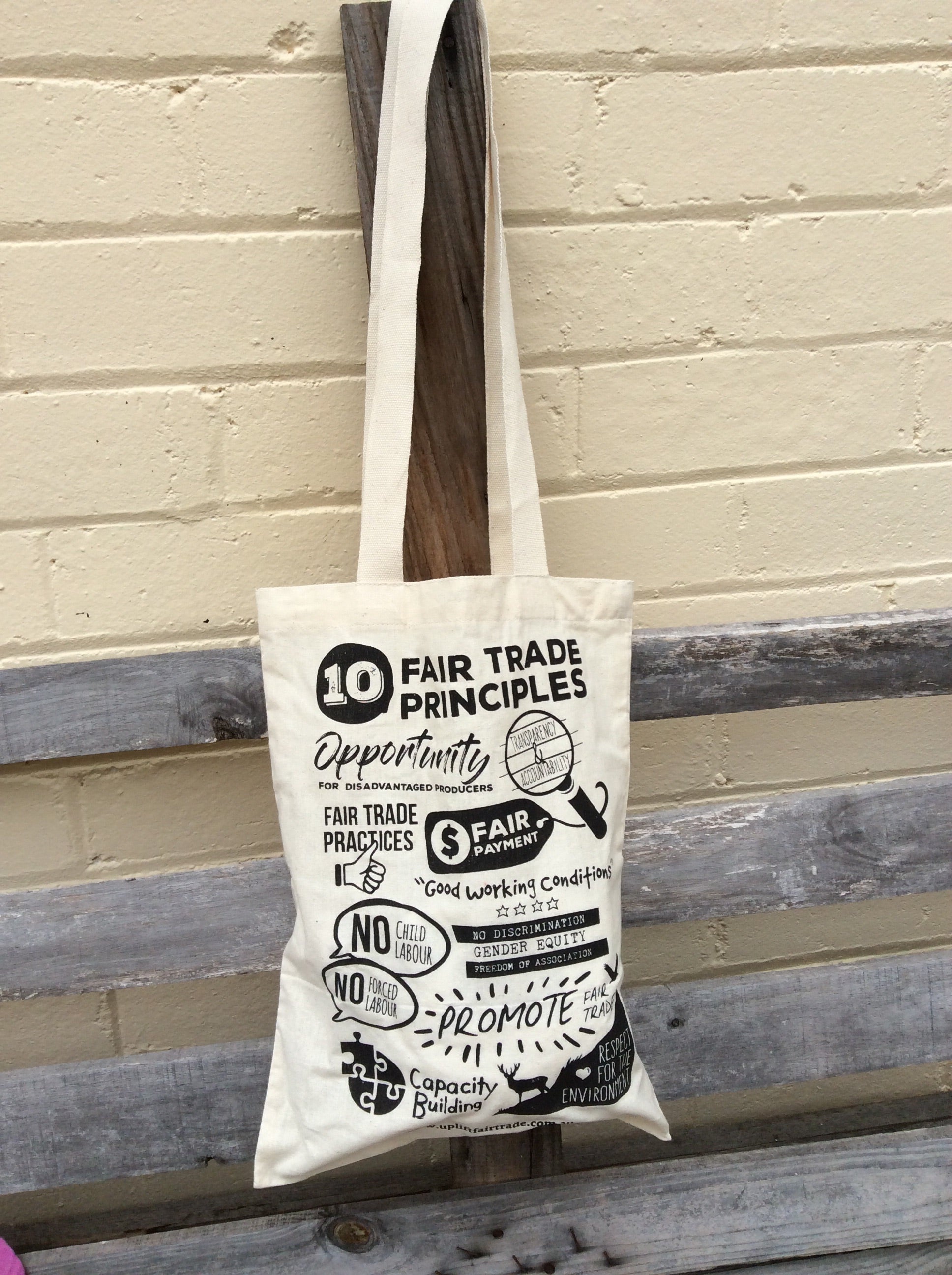 FairTrade Principles tote bag